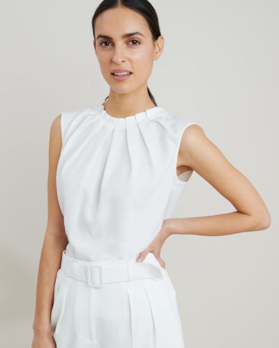 Kensington Pleat Neck Top