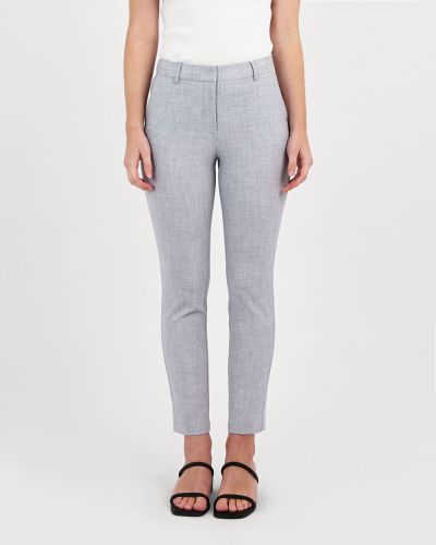 Forcast clothing, the Abril Suit Pants featuring midrise and straight fitted design that will compliment the figure