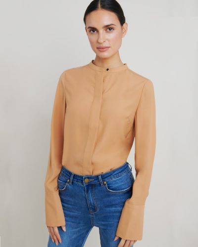 Amy Detachable Scarf Blouse