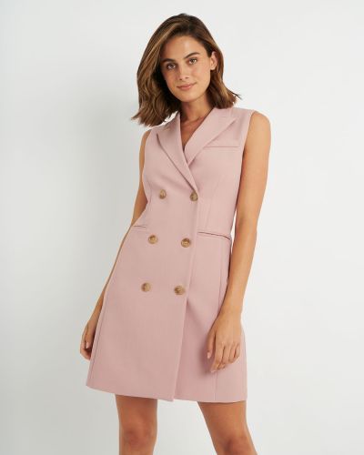 Forcast Clothing, the Toni Vest Dress is a transeasonal style that can also be worn as a long vest
