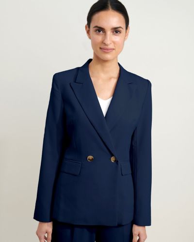 Forcast clothing, Suit jacket, navy, double breasted, 2 front pockets