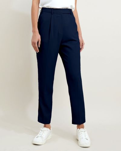 Forcast clothing, suit pants, tailored pants, navy, front pleat 