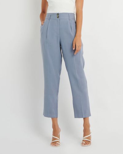 Forcast Fashion, The Mia Tapered Trousers is designed with a relaxed tapered fit in a soft textured fabric, perfect pick for that effortless chick look
