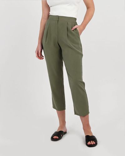 Forcast Clothing, he Wyatt Tapered Trousers will be all you reach for. Designed with a comfortable tapered fit in a soft textured fabric