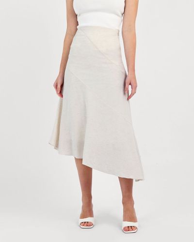 Forcast Clothing, the Gracie Asymmetric skirt is light weight and breathable, it’s the perfect skirt for this summer