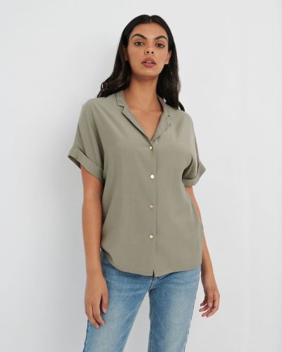 Kaila Button-Up Blouse