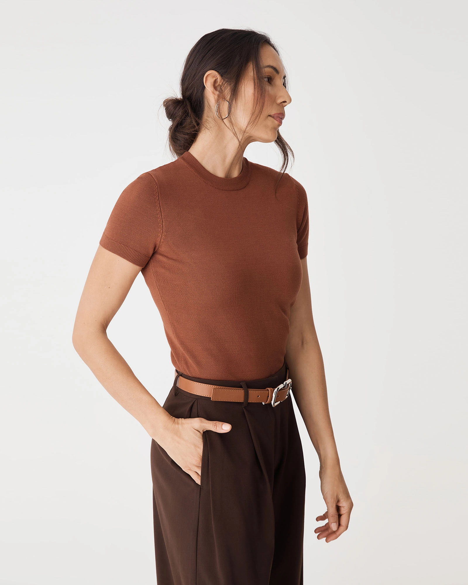 Catherine Short Sleeve Knit