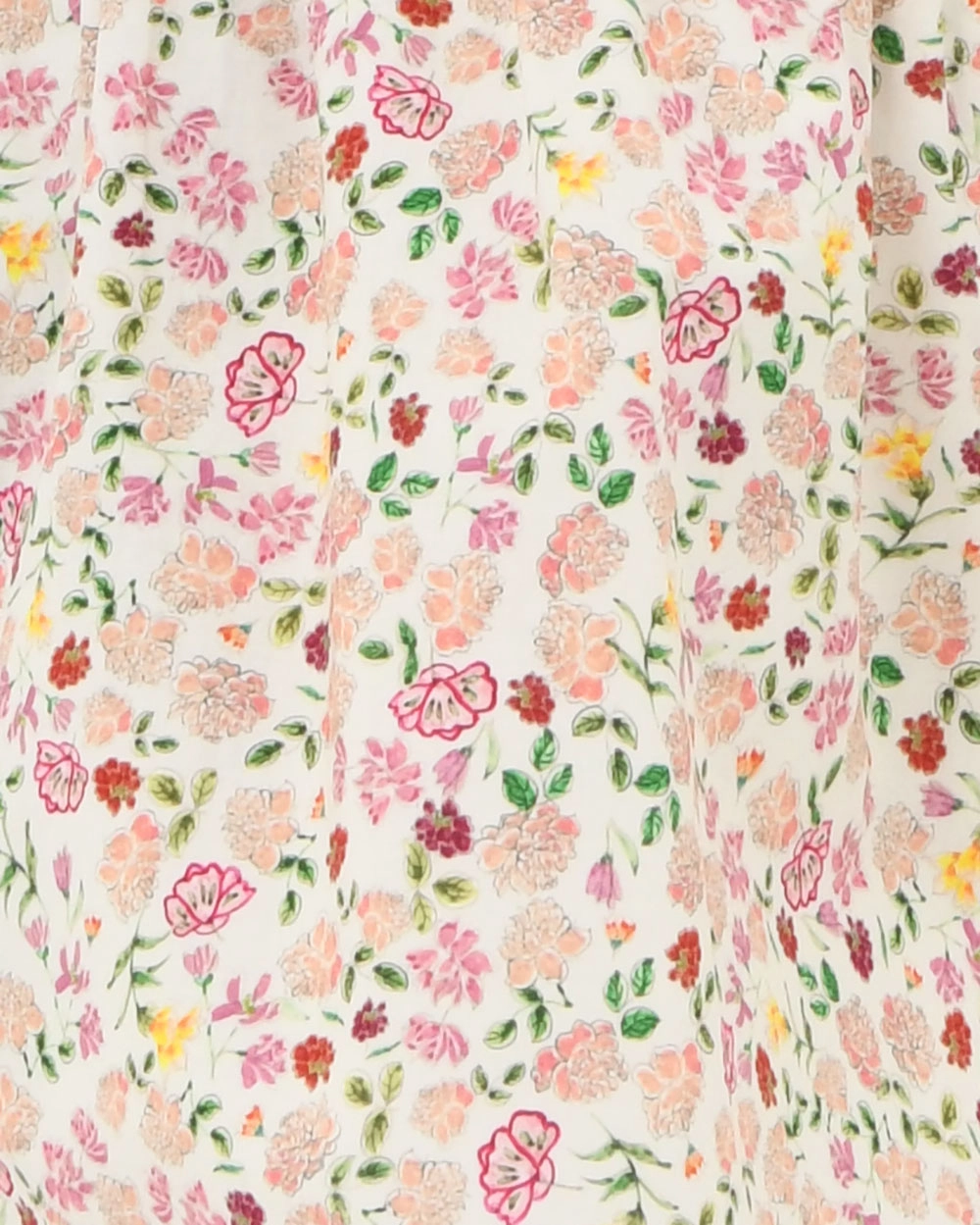 Doha Floral Print Tiered Skirt