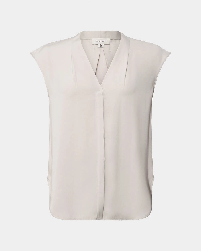 Adelaide V-neck Cap Sleeve Top