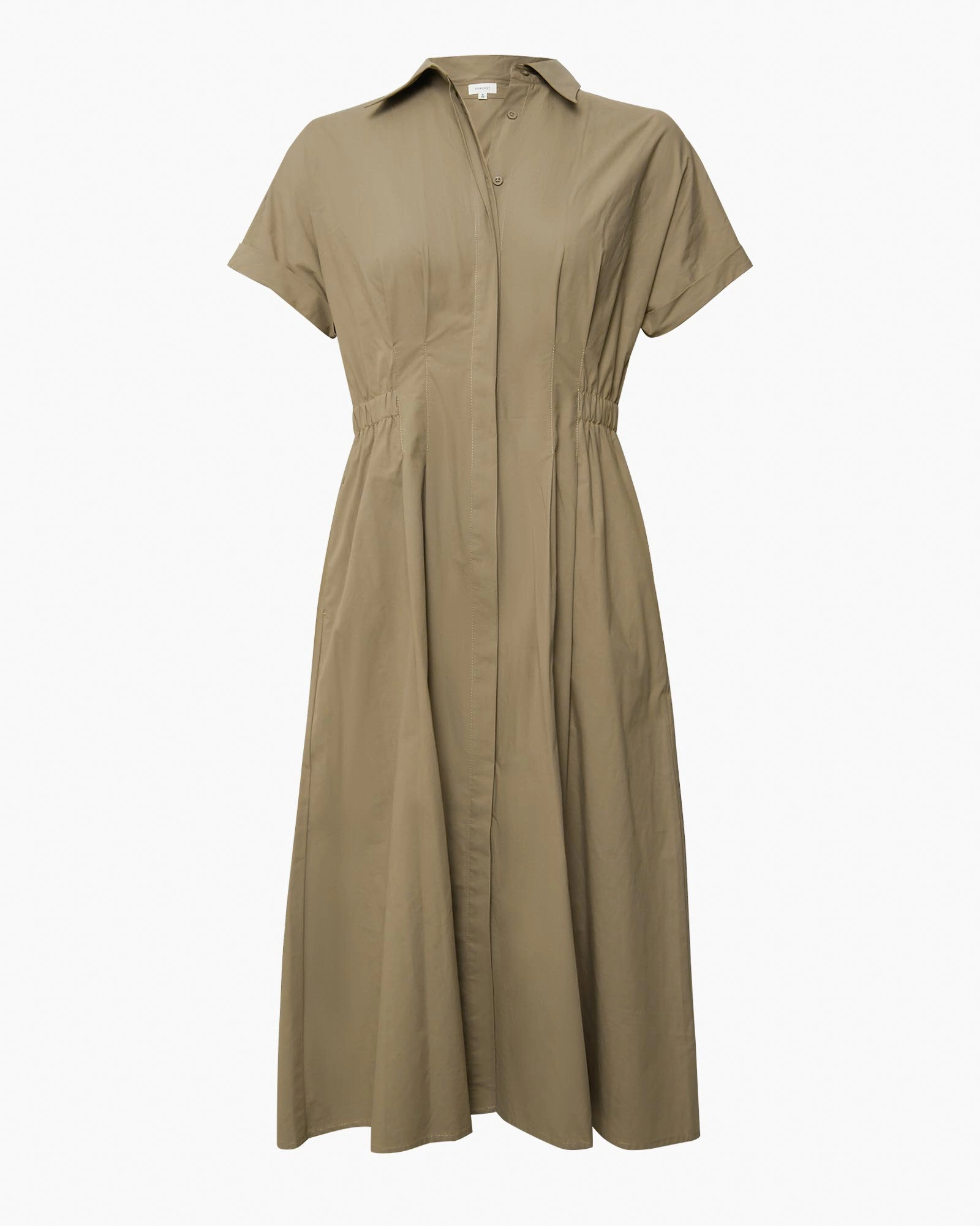 Zara Panel Midi Shirt Dress