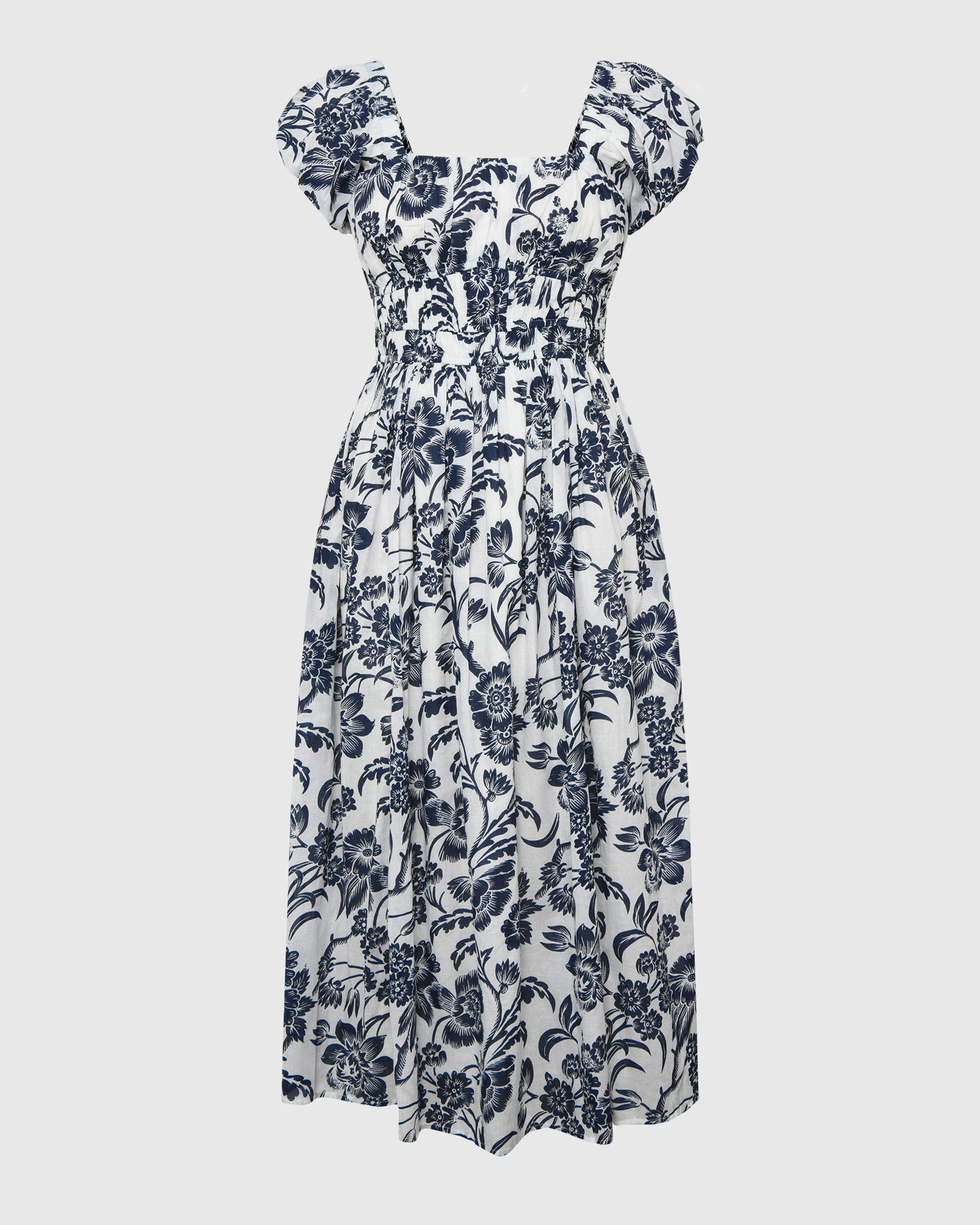 Pearl Floral Cotton Dress 