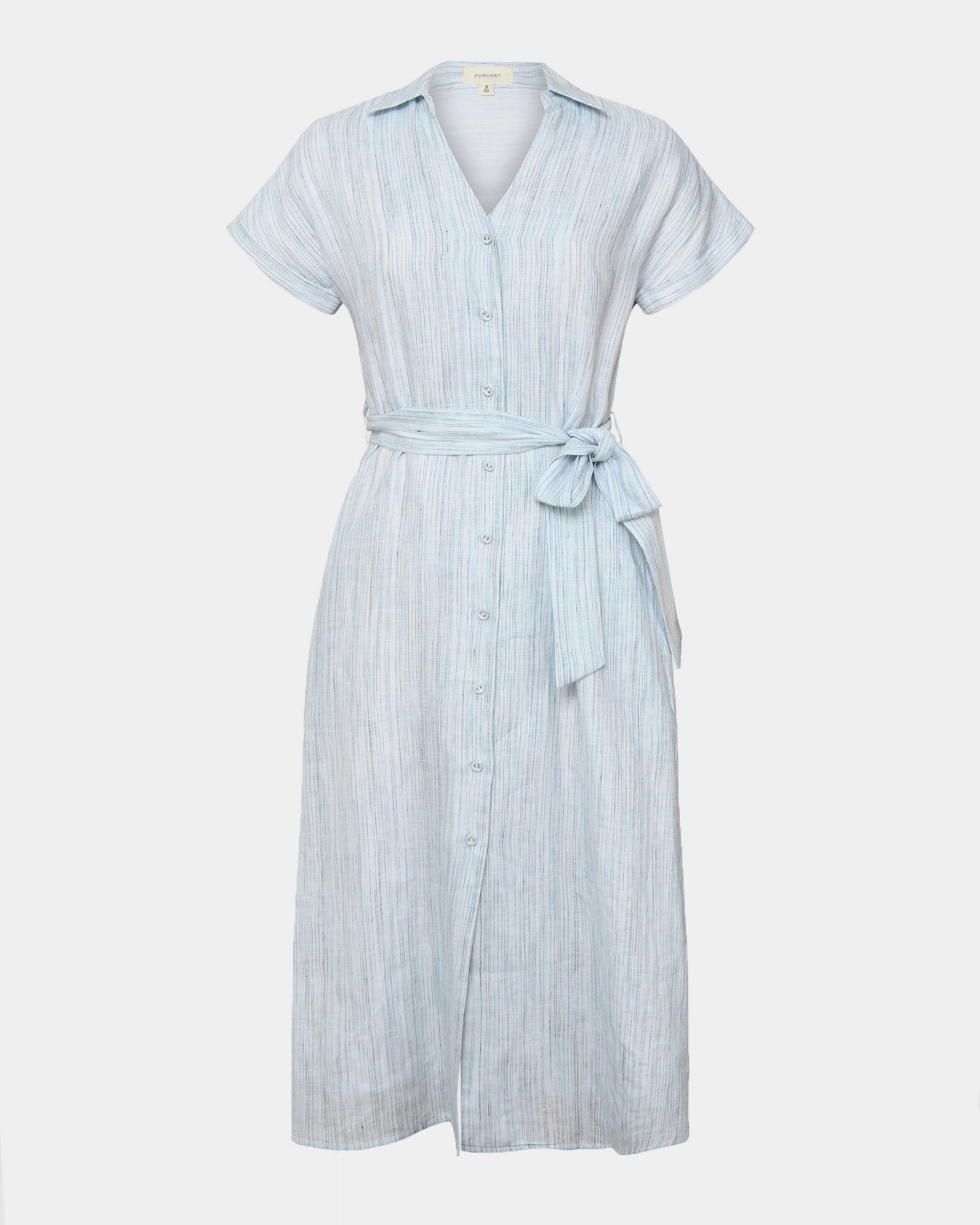 Paris Linen Midi Dress