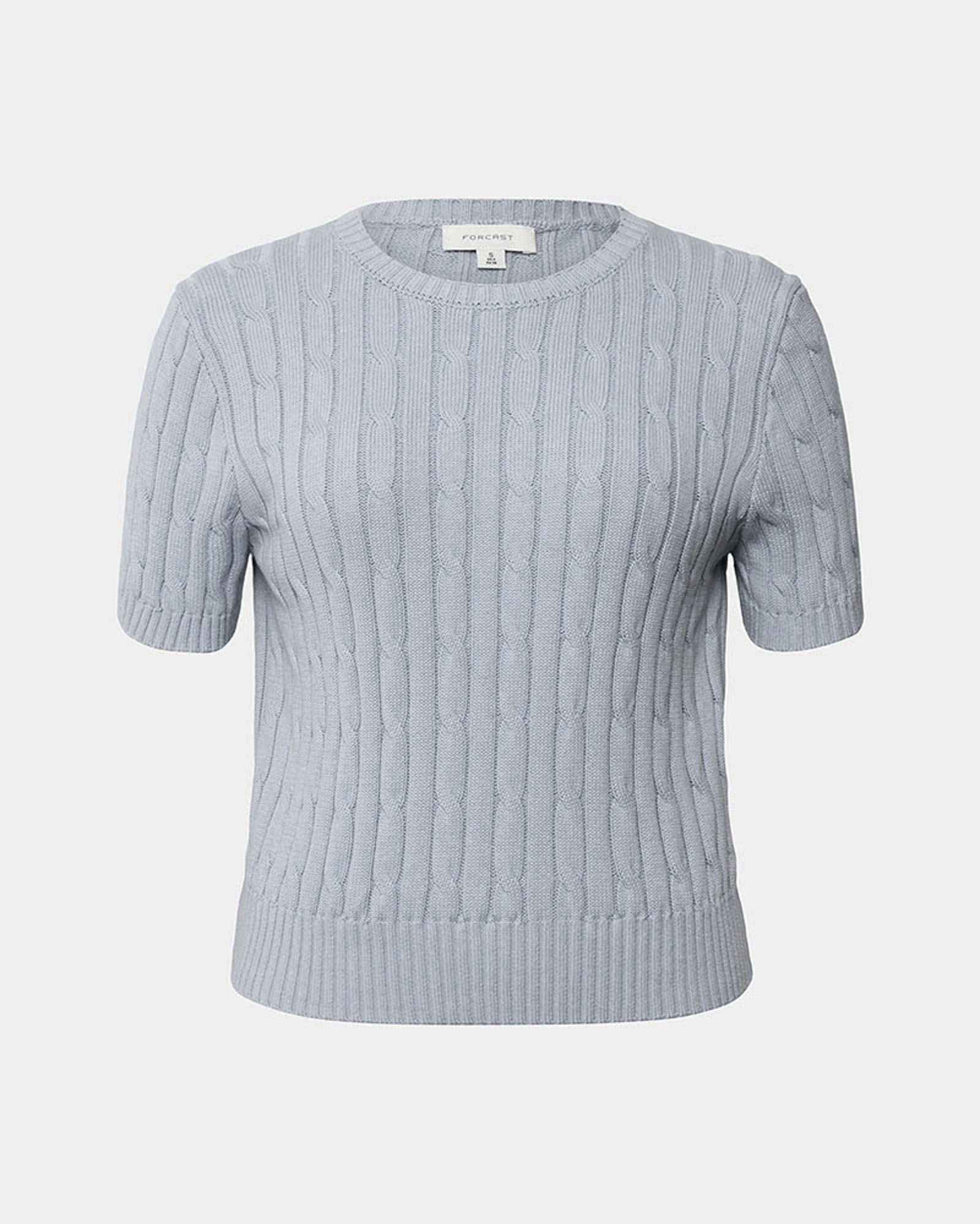 Anita Short Sleeve Cable Knit