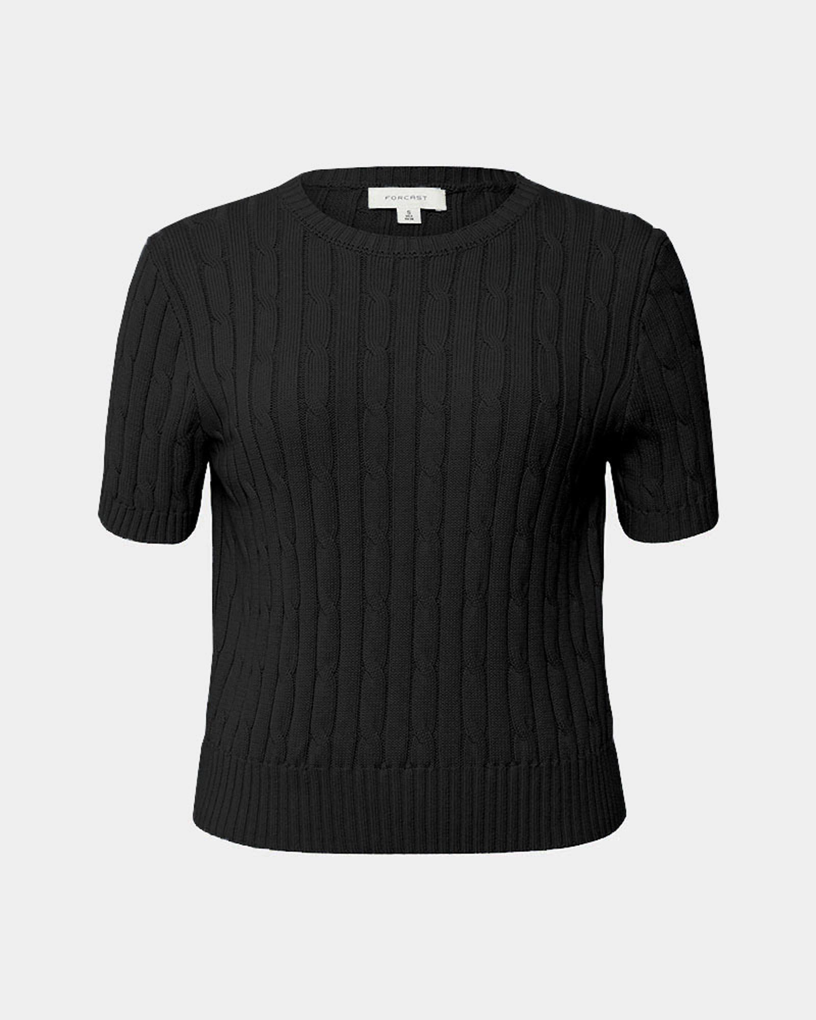 Anita Short Sleeve Cable Knit
