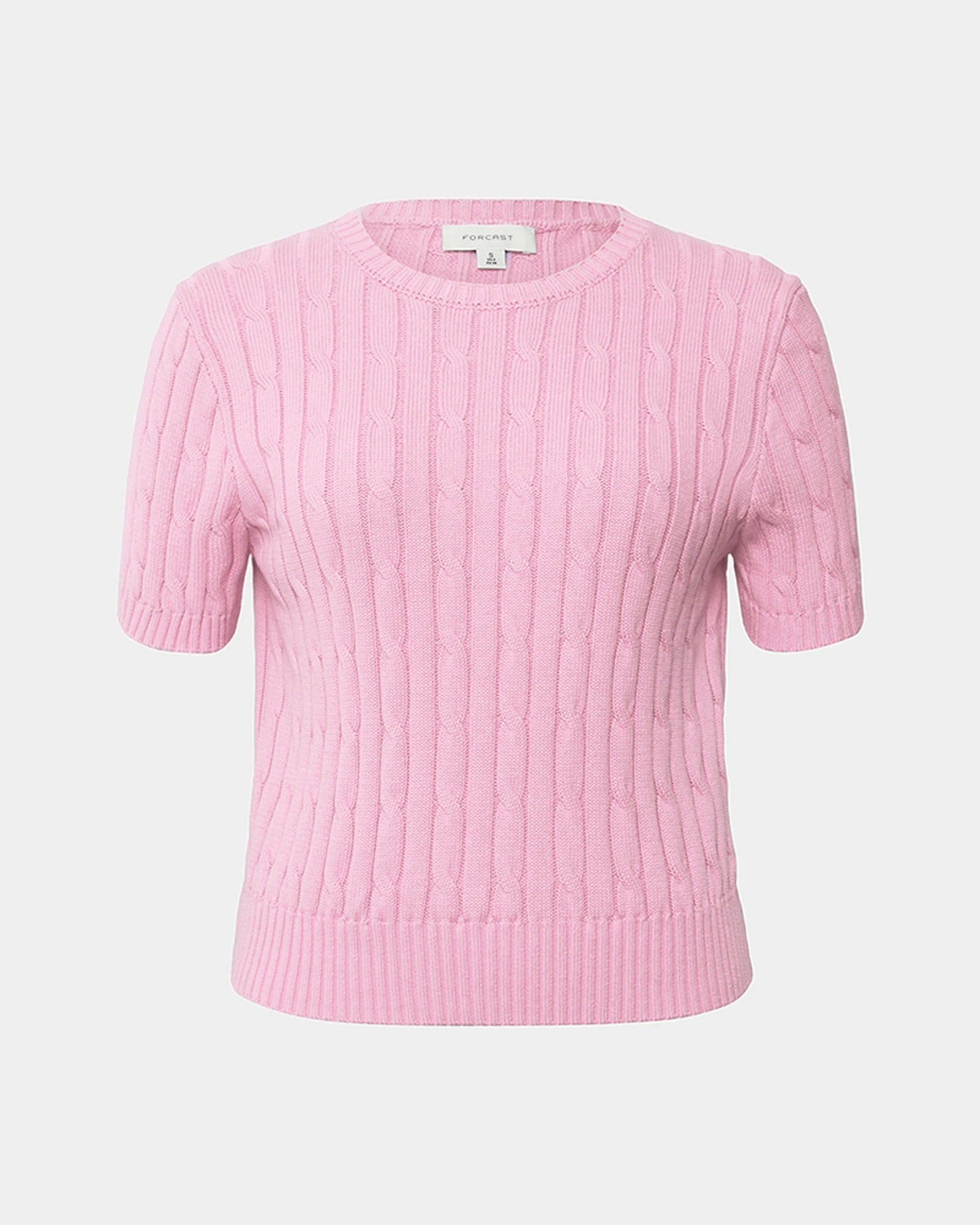 Anita Short Sleeve Cable Knit