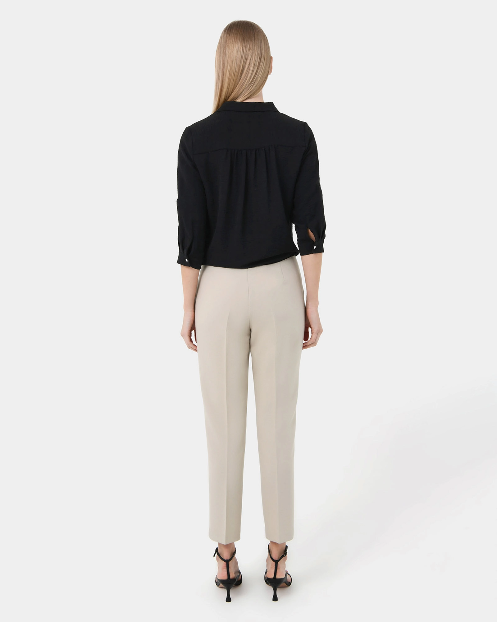 Zeny Slim Fit Cropped Pant
