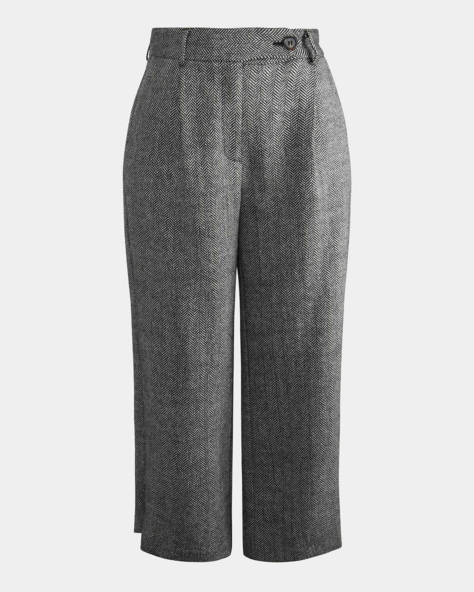 Kyrie Herringbone Culotte