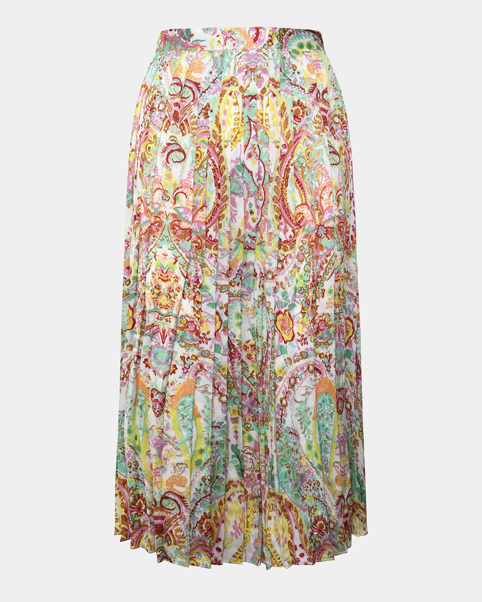 Dulce Printed Pleated Skirt