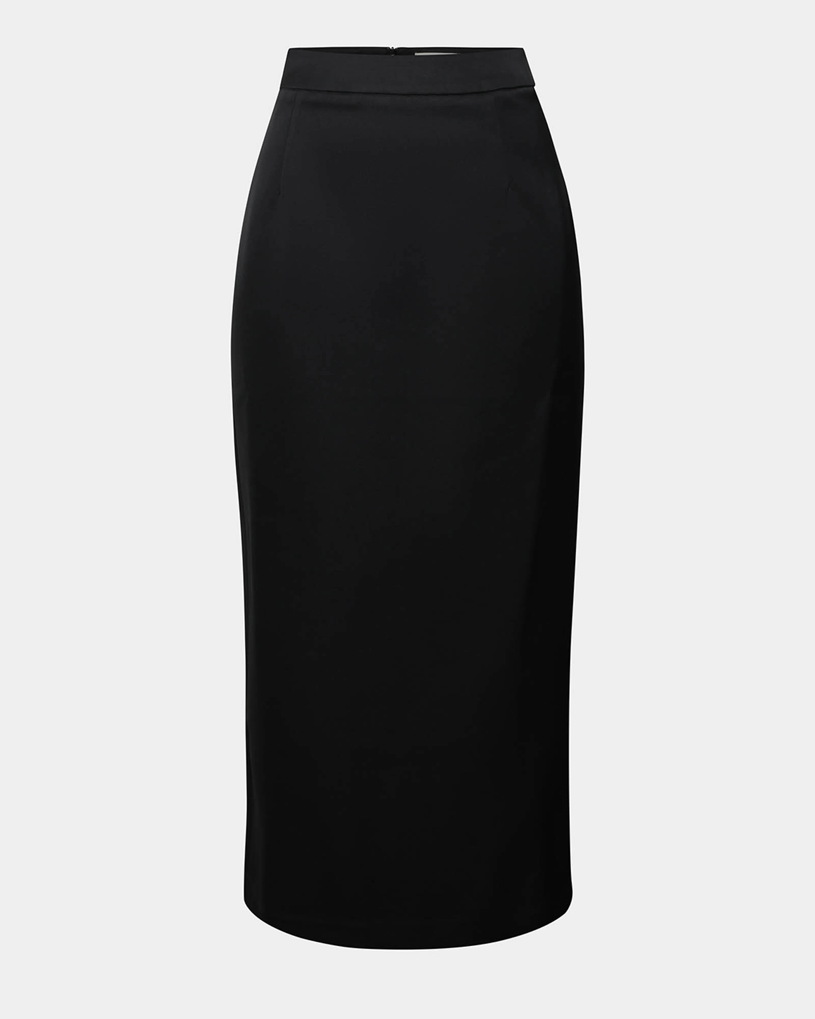 Bel Tailored Satin Midi Skirt