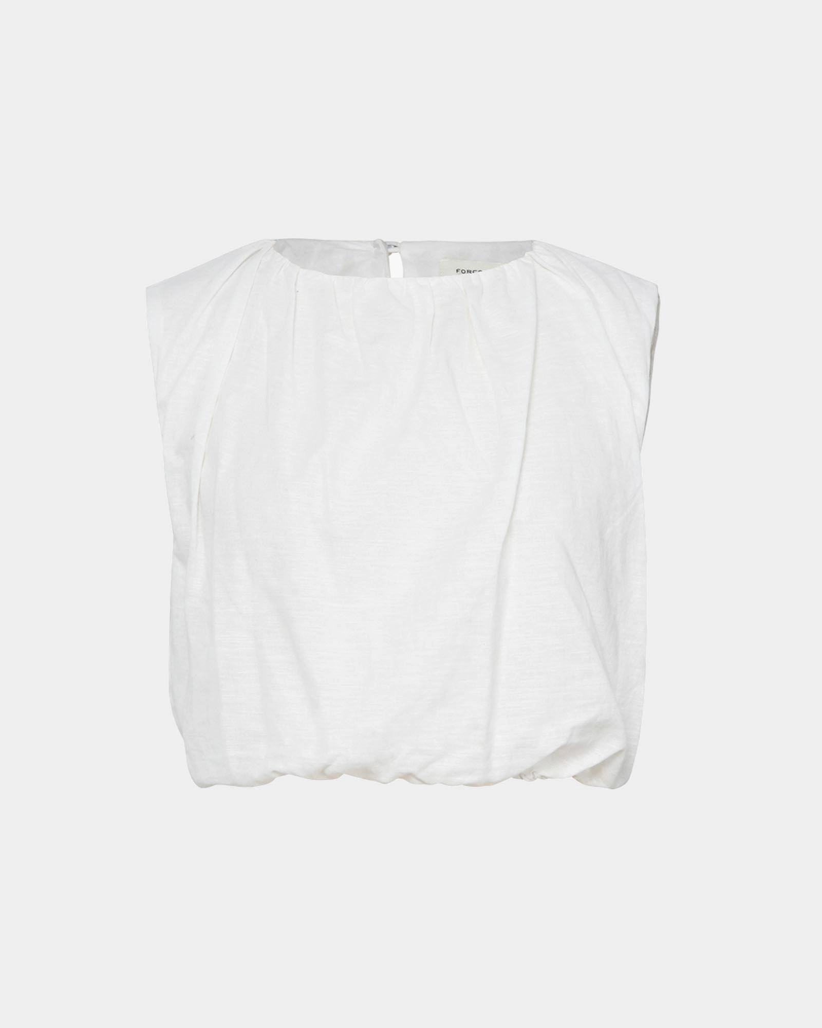 Kenya Rouched Linen Top 