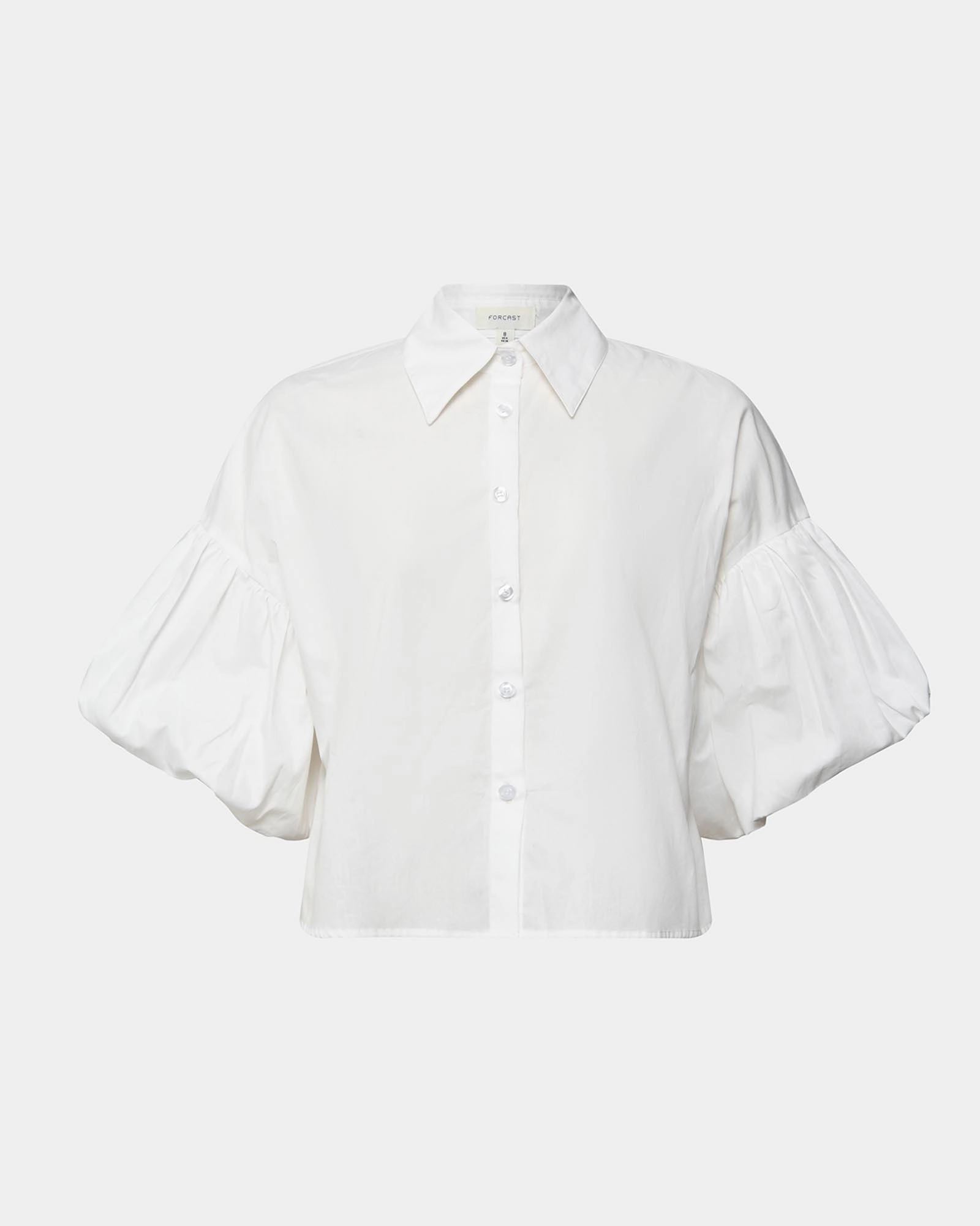 Cali Puff Sleeve Crop Shirt 