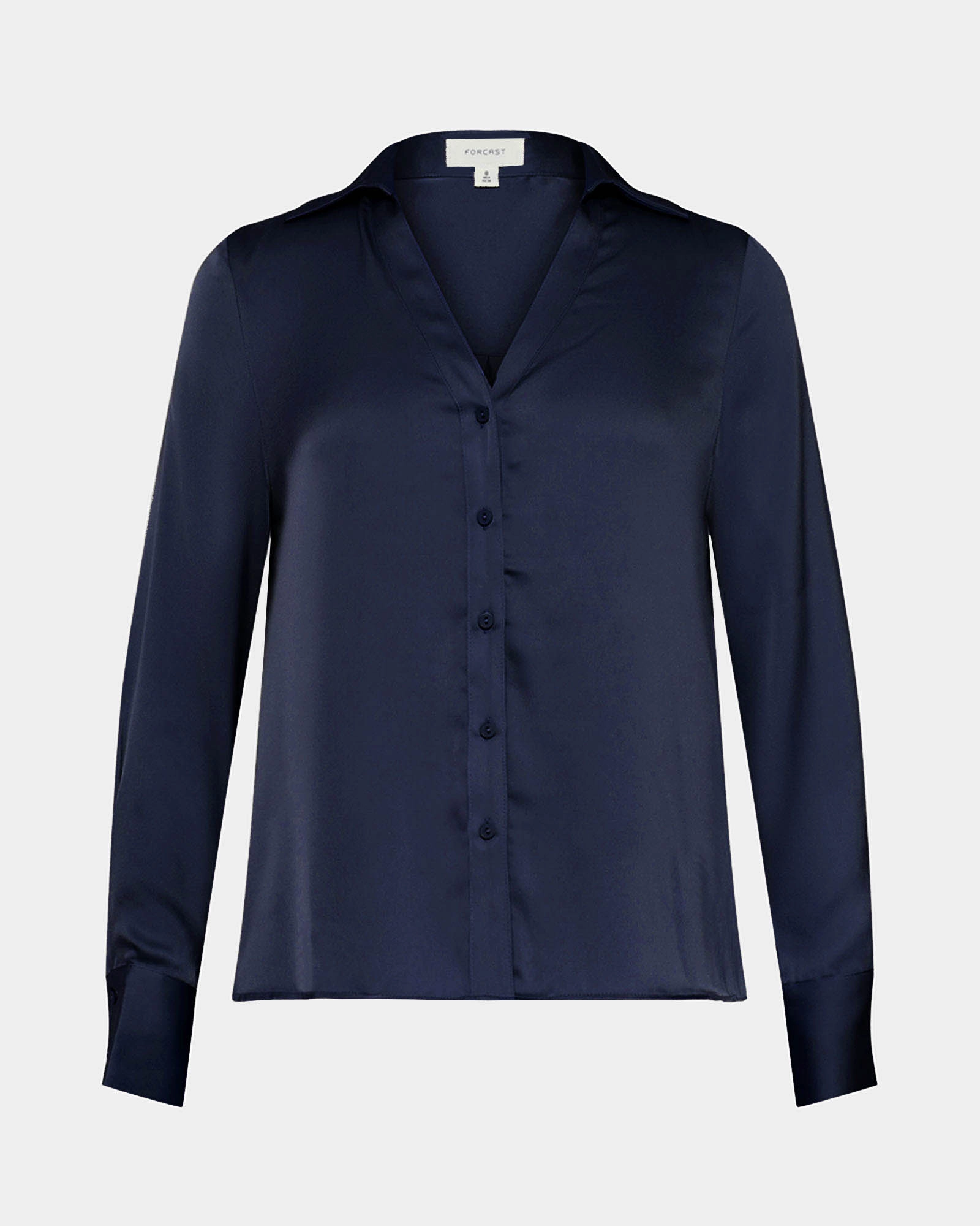Lila V-neck Satin Blouse