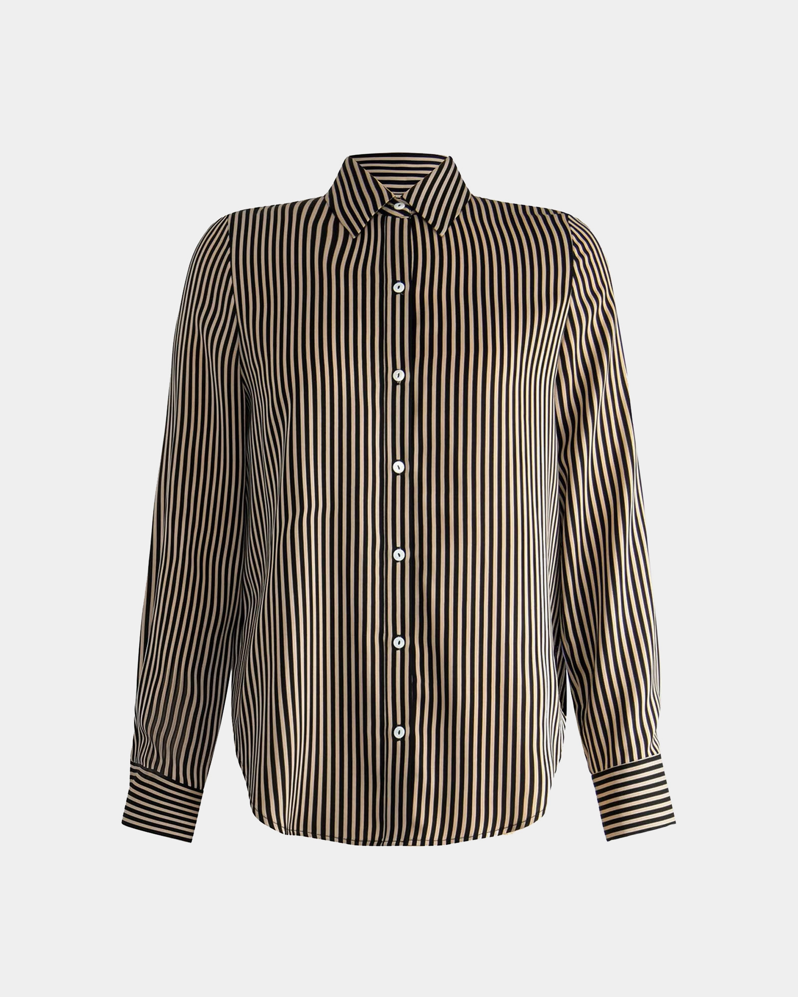 Wanda Stripe Satin Shirt 