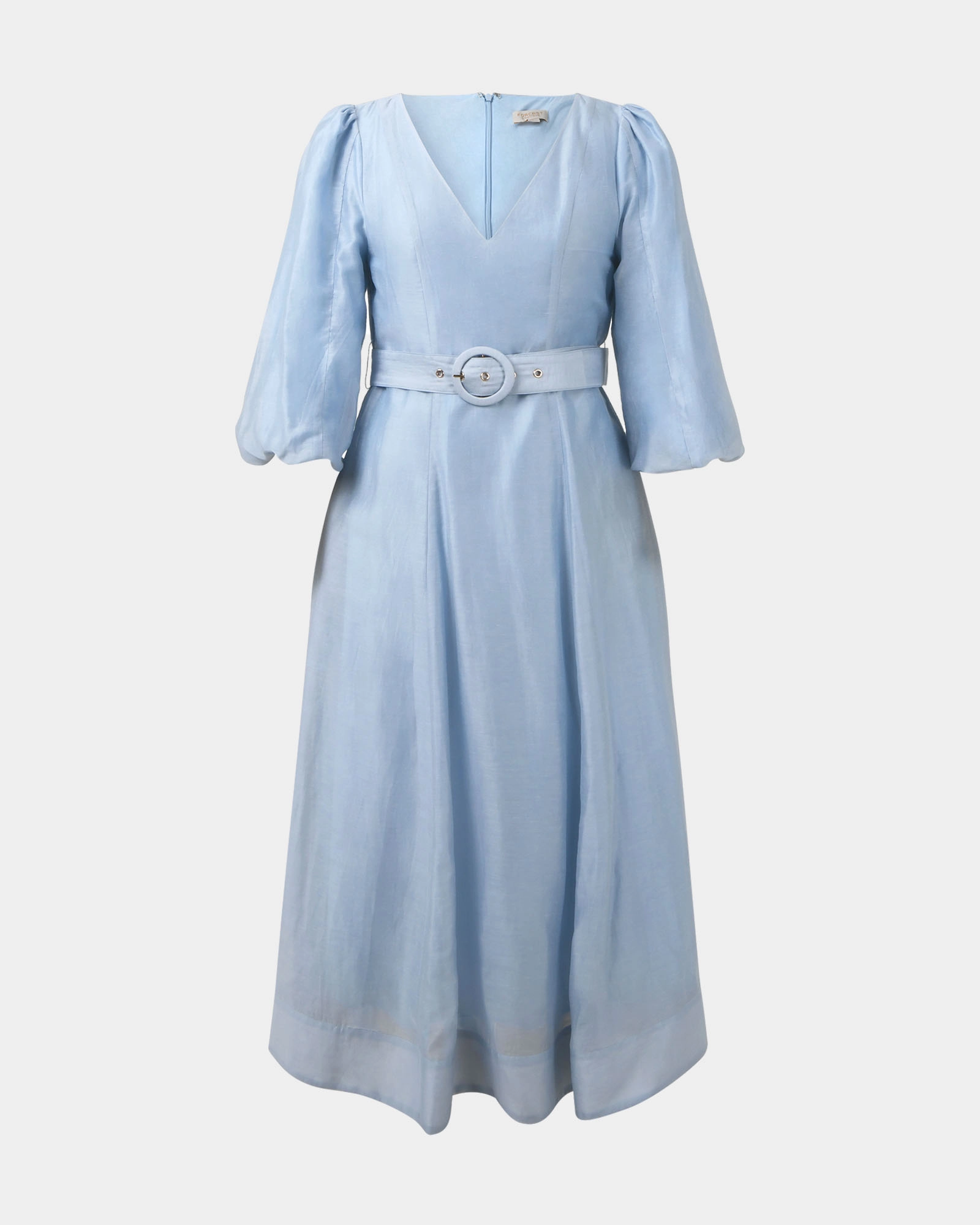 Marlie Puff Sleeve Midi Dress