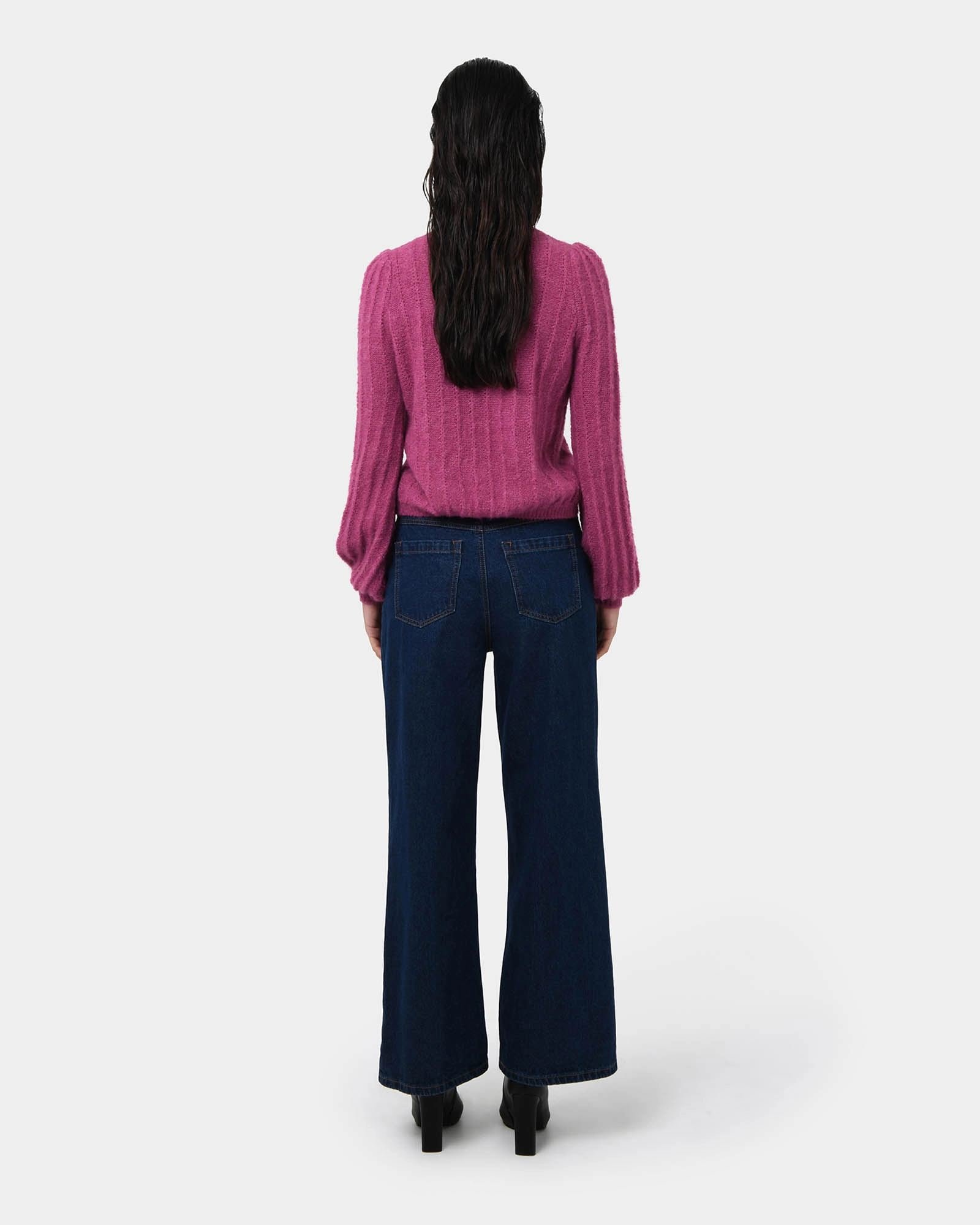Aura Fluffy Knit Cardigan 