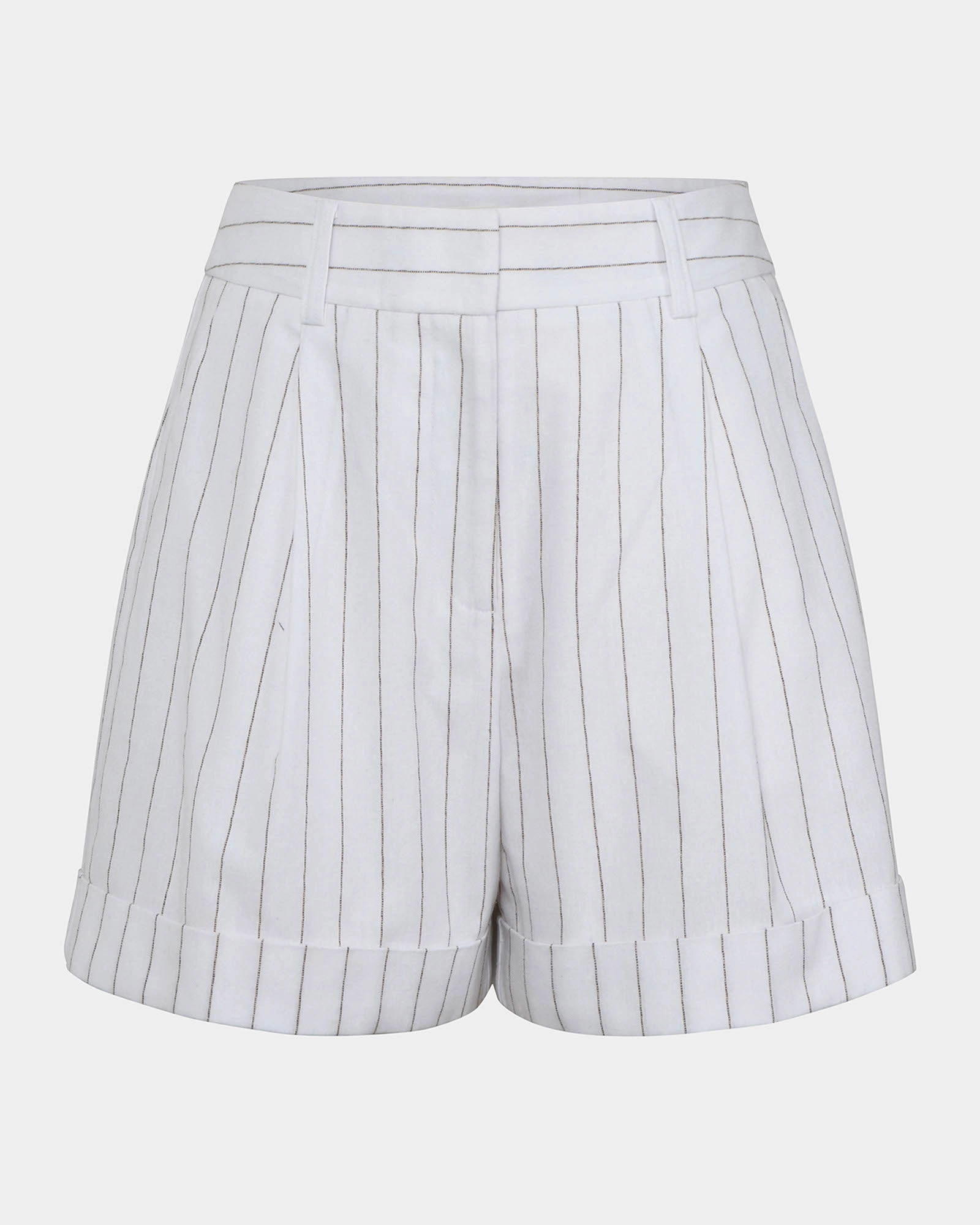 Ria Stripe Cotton Shorts 