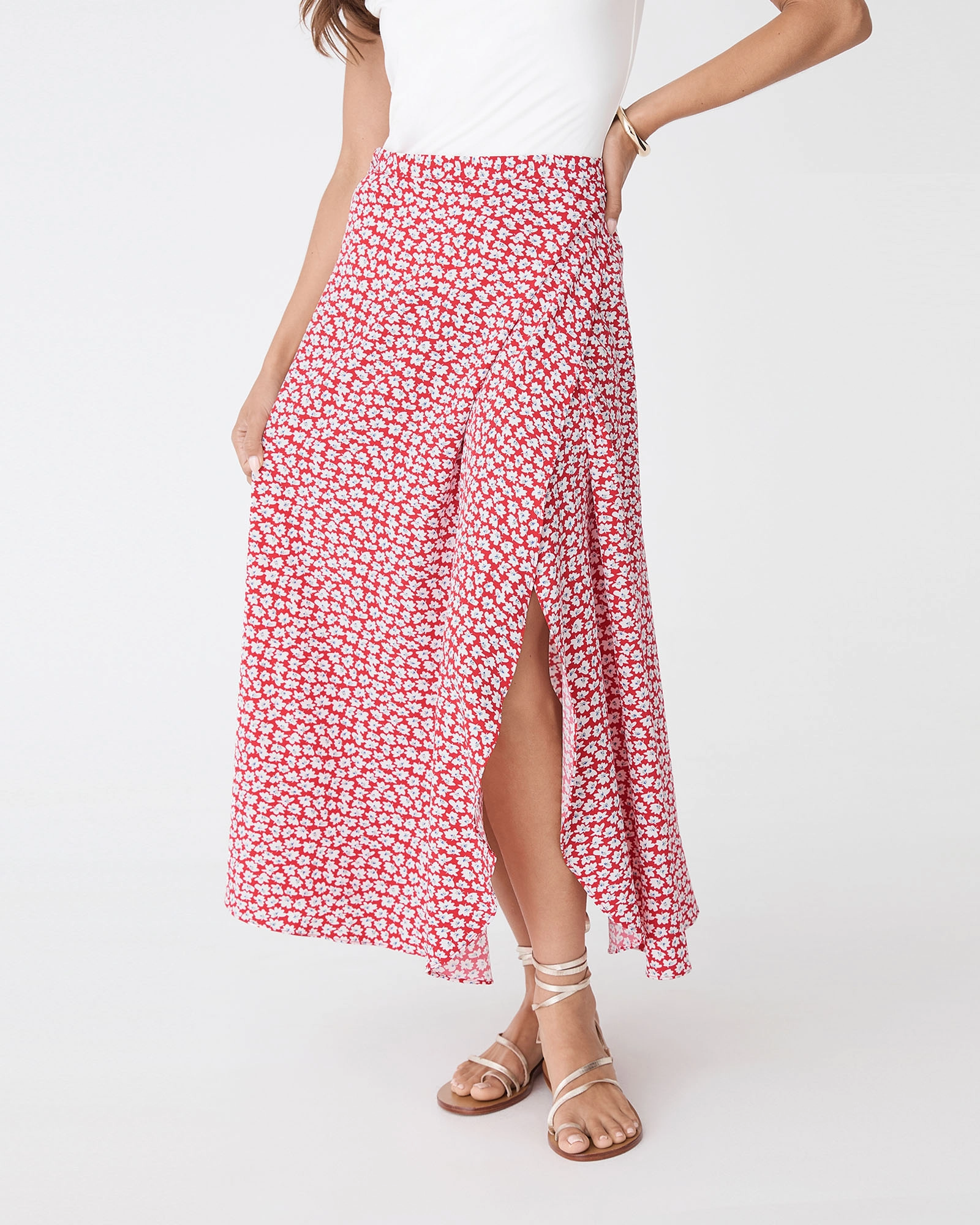 Tara Floral Wrap Skirt