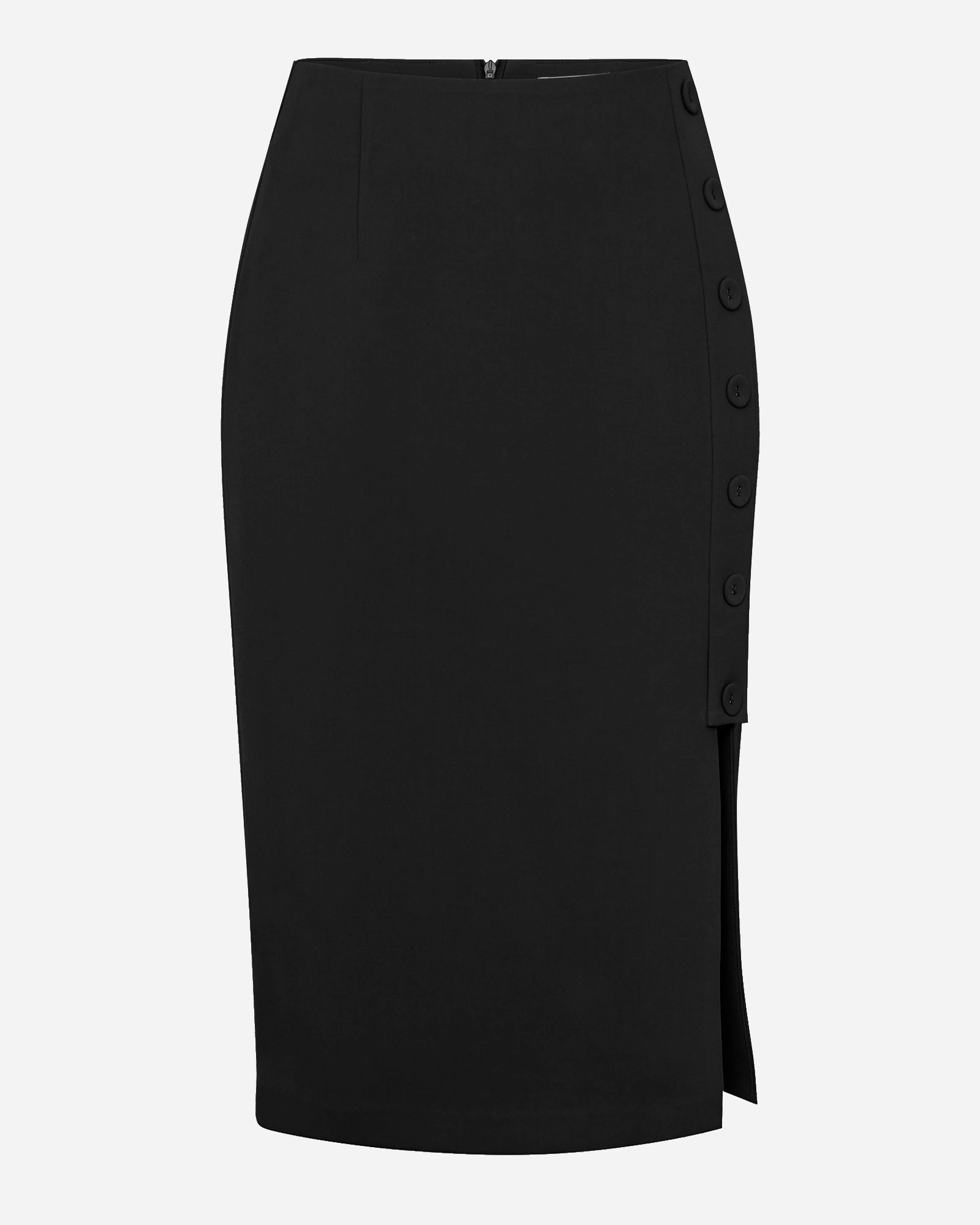 Ace Side Button Skirt