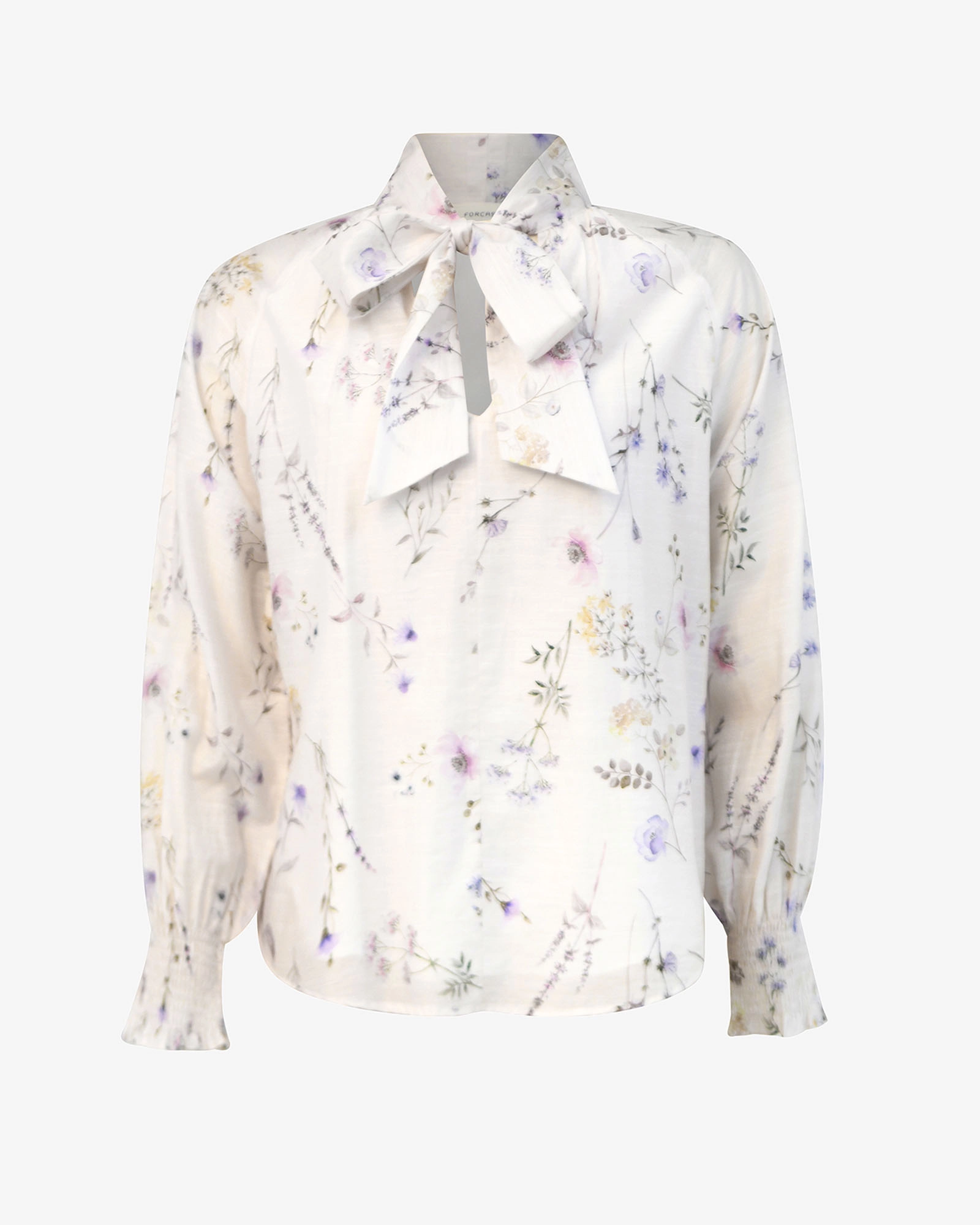 Aurae Floral Tie Blouse 