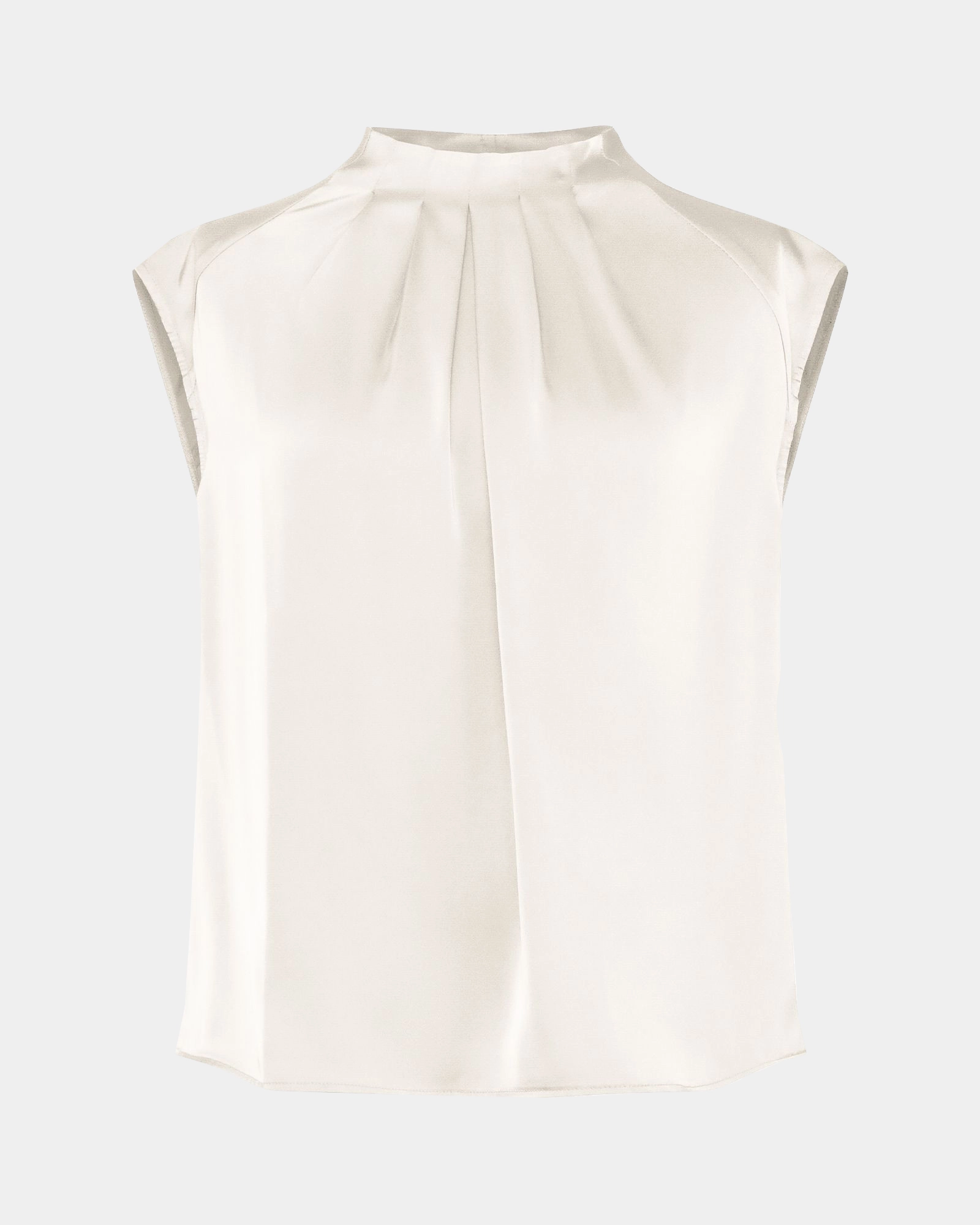 Kiar Pleated Satin Top 