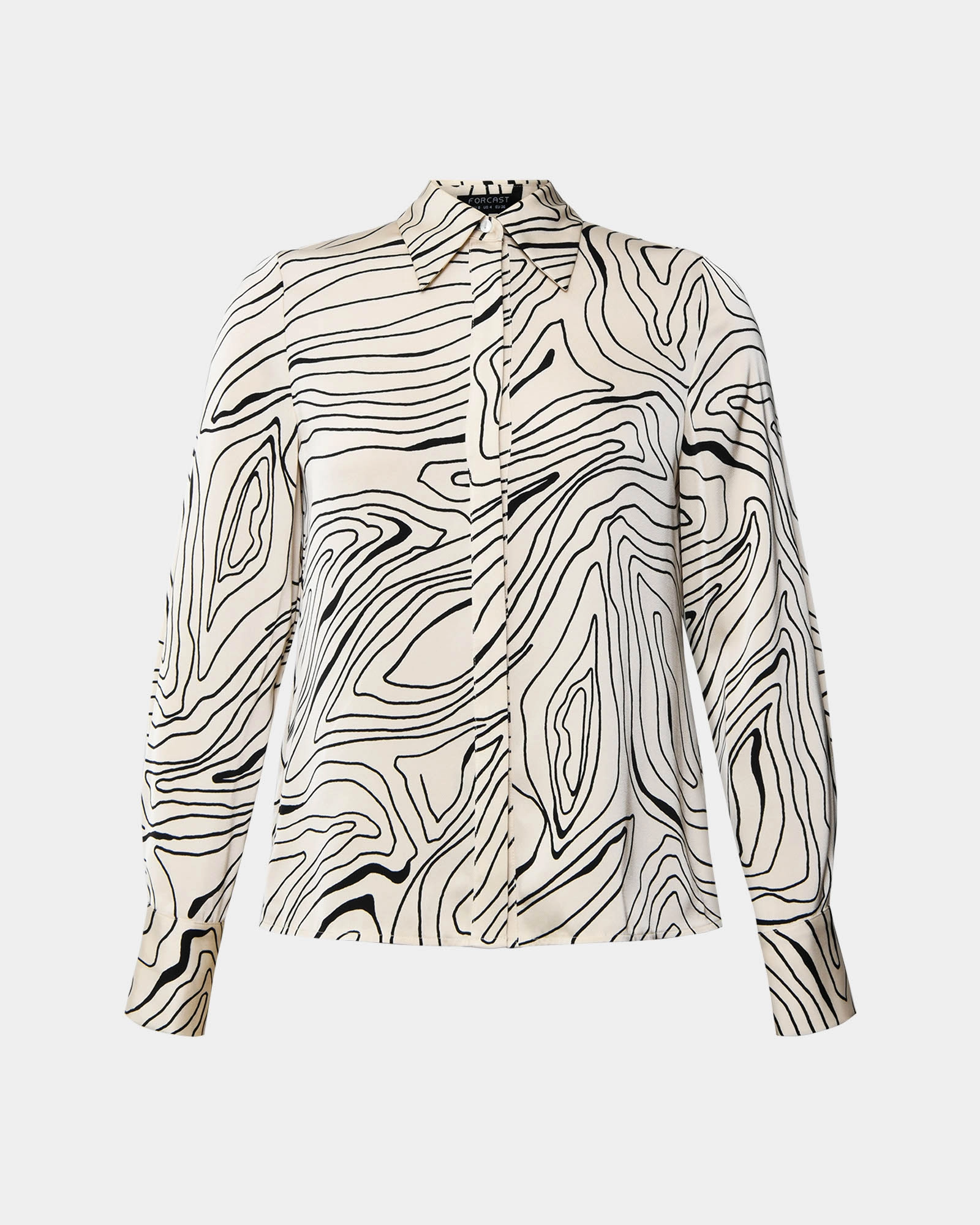 Kelly Printed Satin Shirt