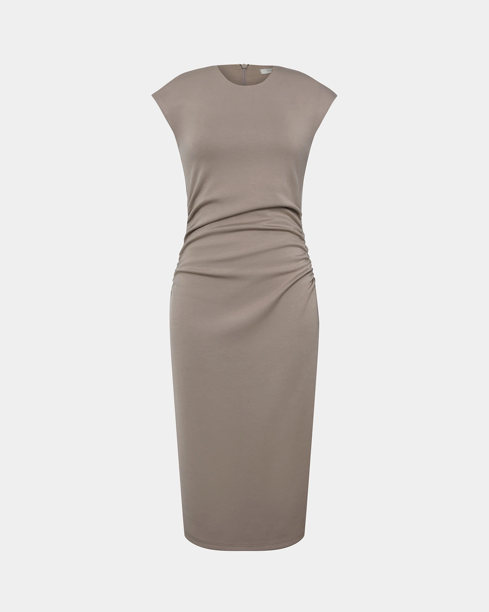 Lulu Ruched Midi Dress 