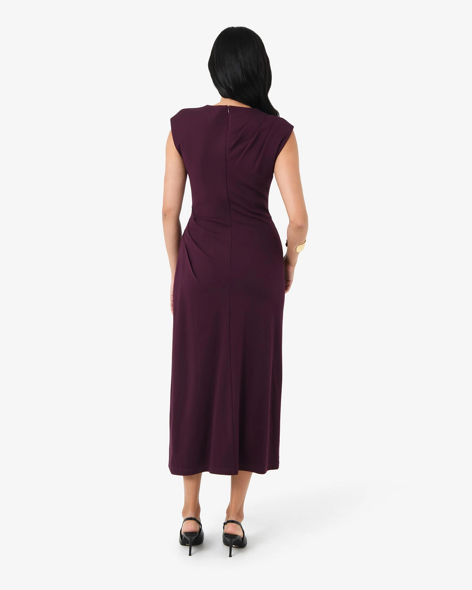 Adele Pleated Midi Dress