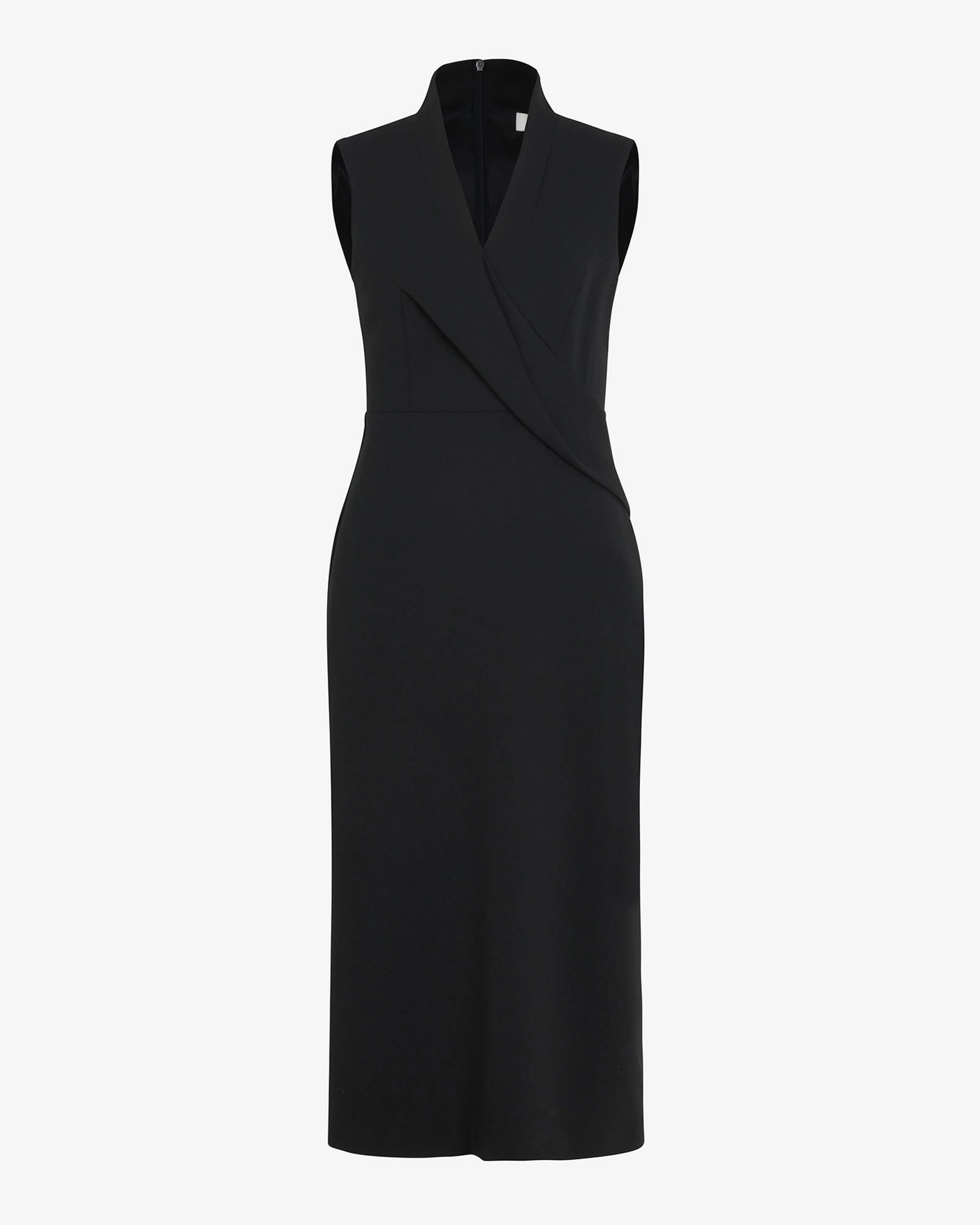 Alaia Twisted Lapel Midi Dress