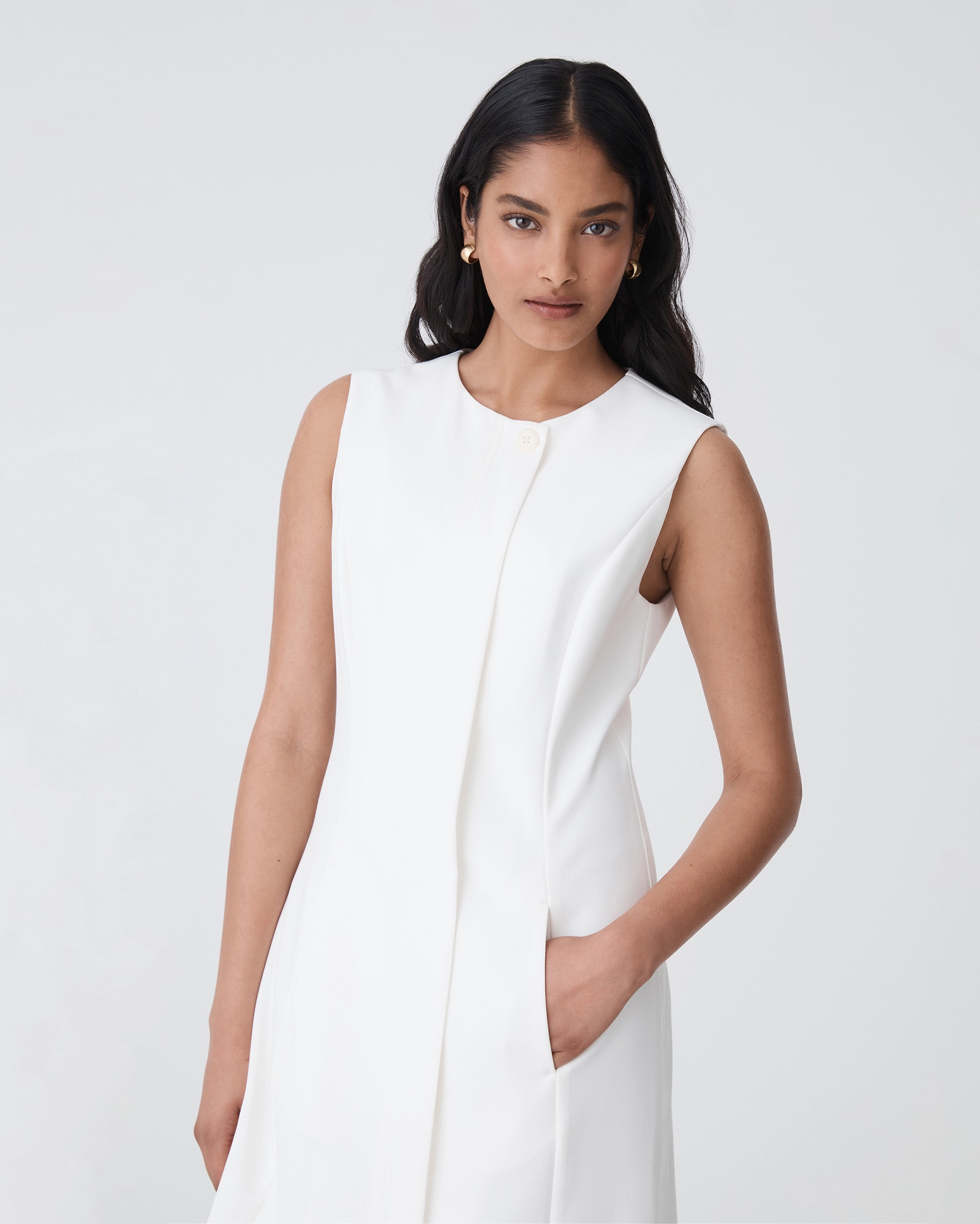 Pera Concealed Panel Dress