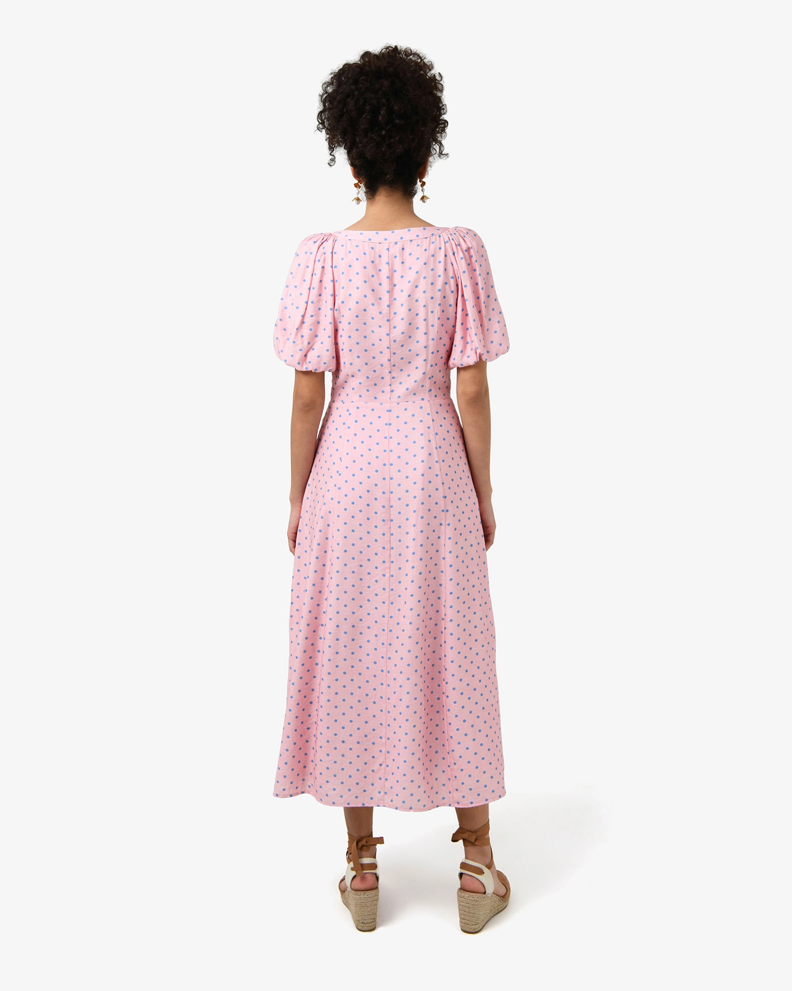 Almeria Polka Dot Dress