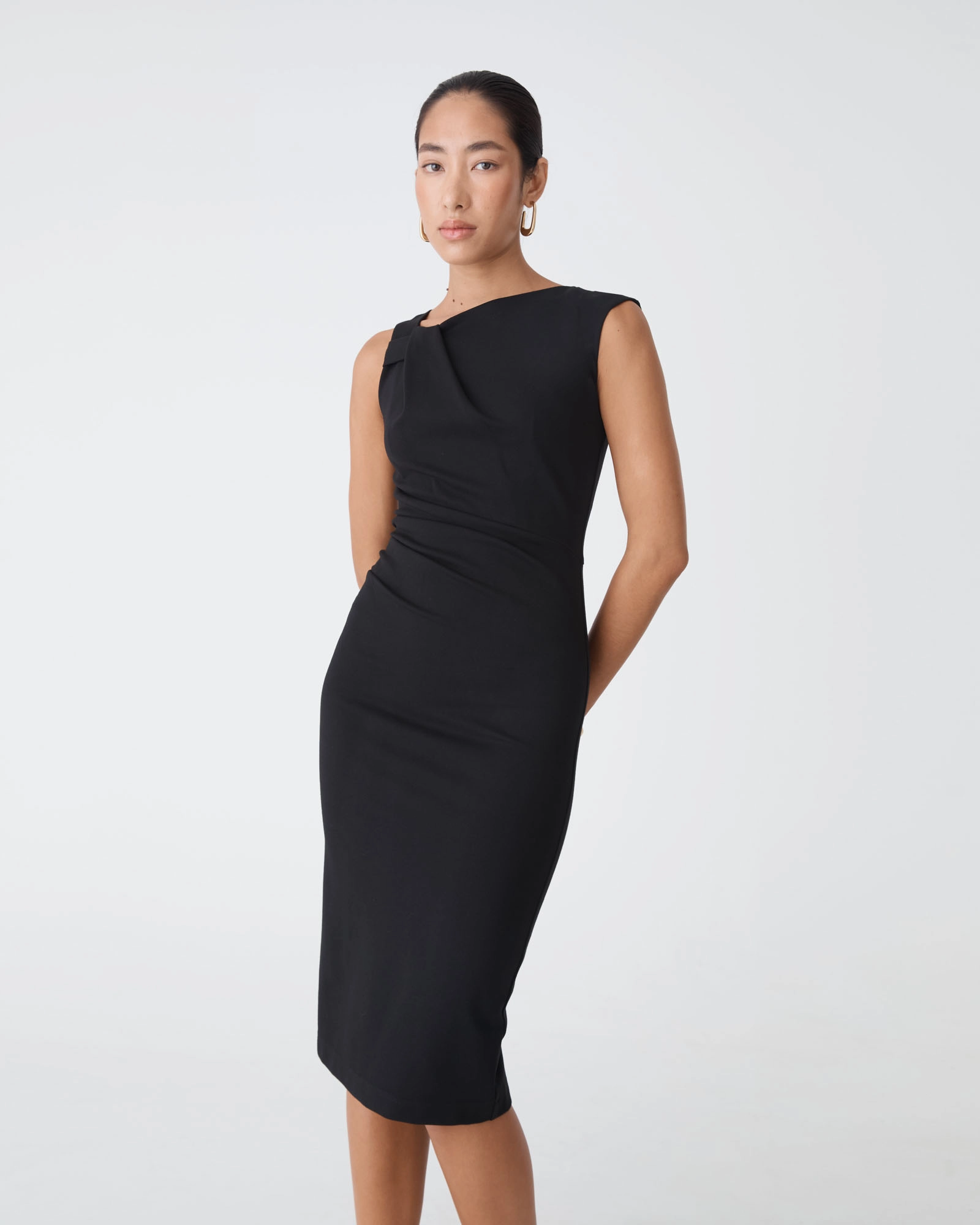 Sutton Twist Shoulder Dress