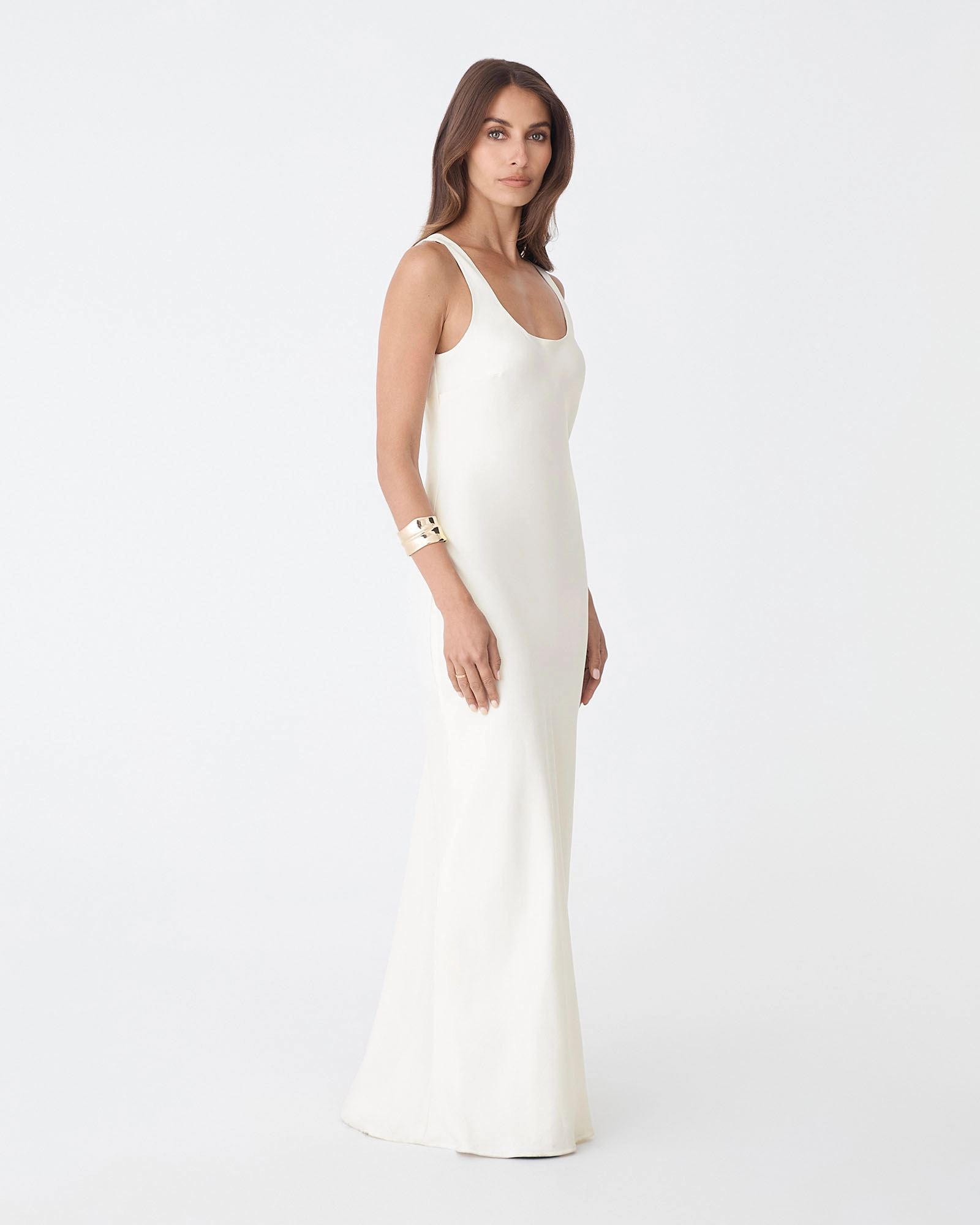 Calliope Bias Cut Slip Dress