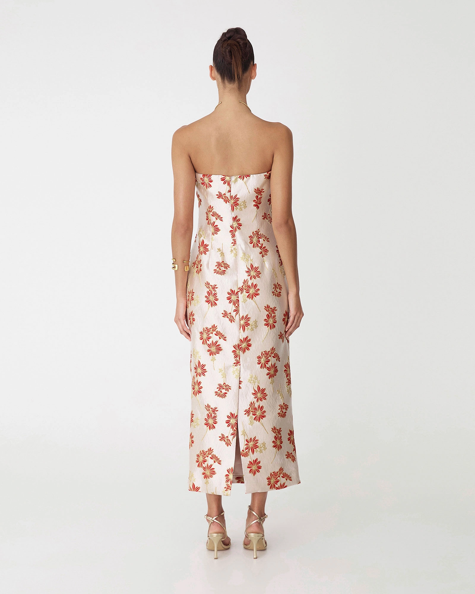 Priya Strapless Column Dress