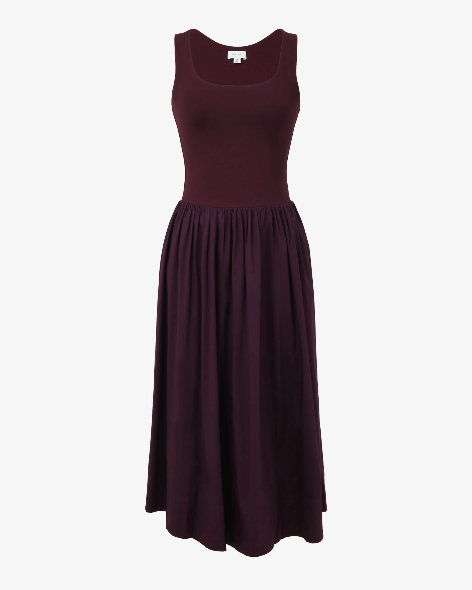 Soho Cotton & Knit Midi Dress