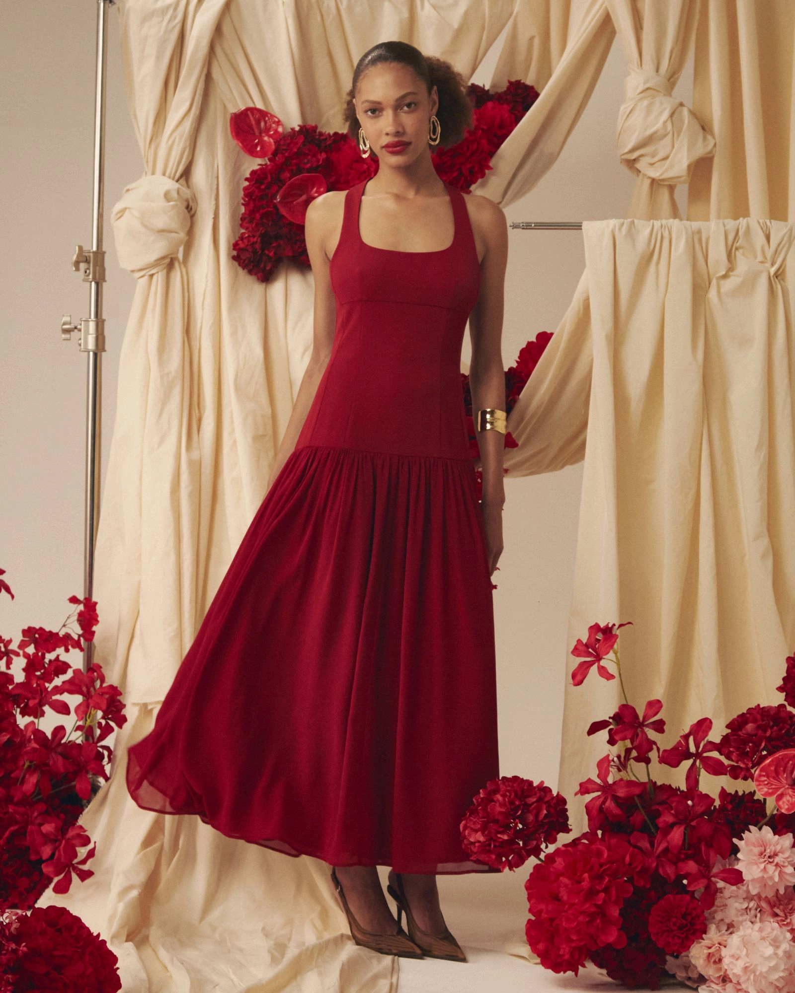 Selena Dropped Waist Dress