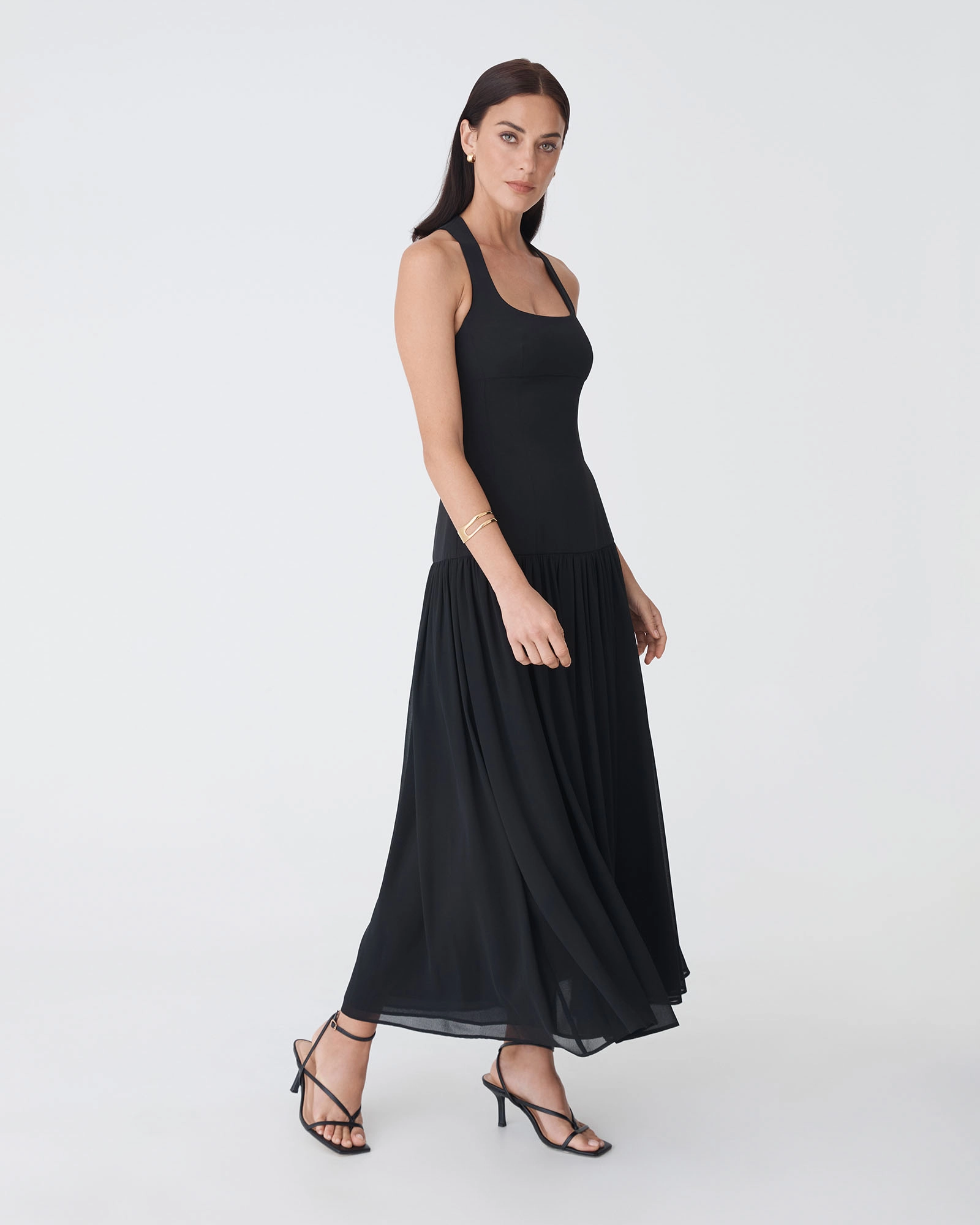 Selena Dropped Waist Dress