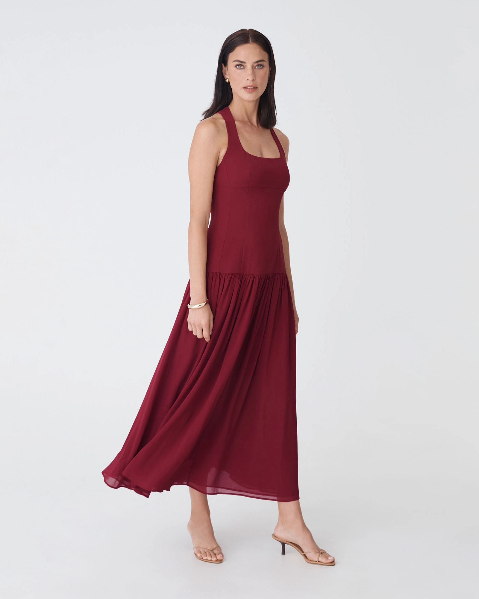 Selena Dropped Waist Dress