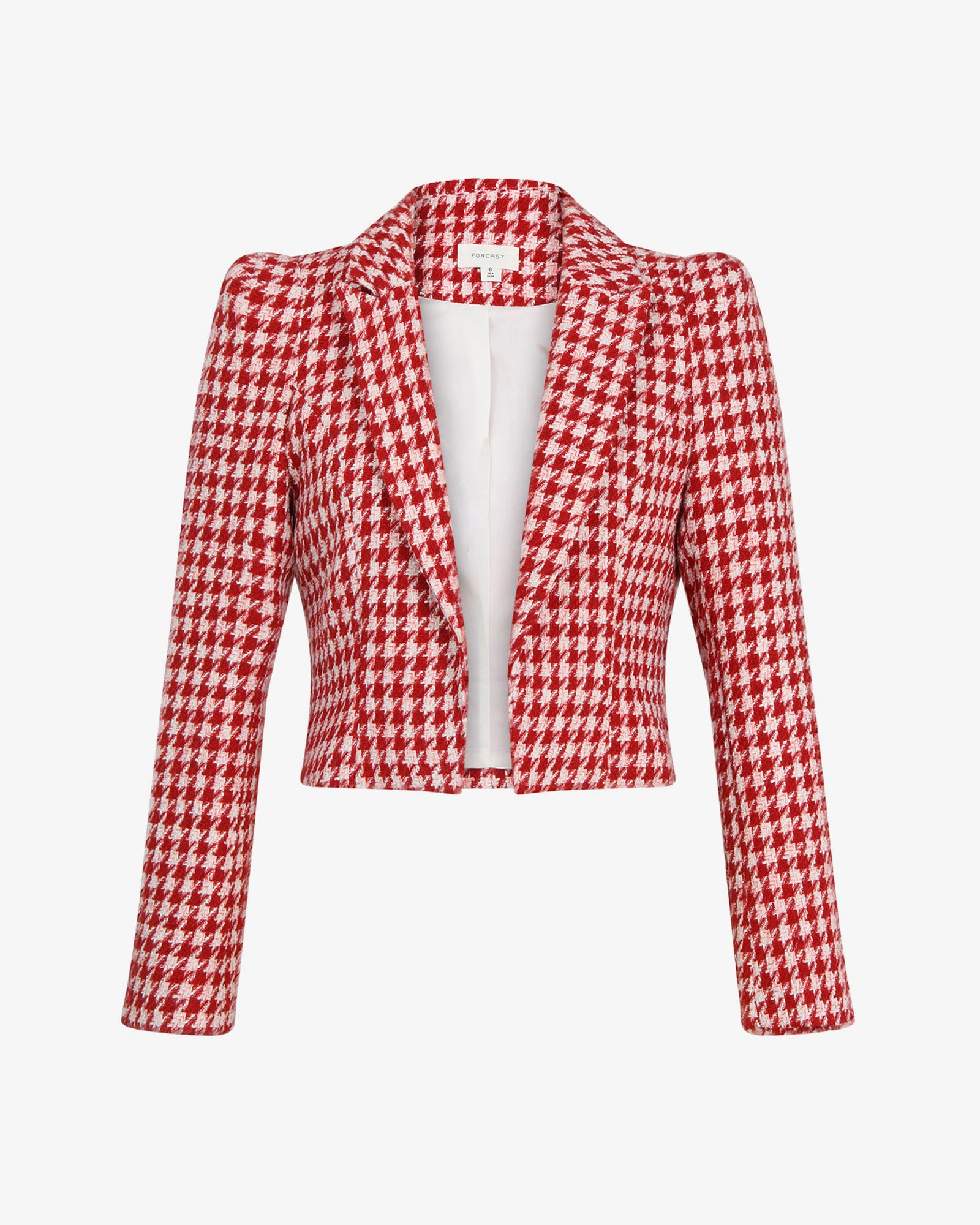 Bennet Houndstooth Crop Blazer