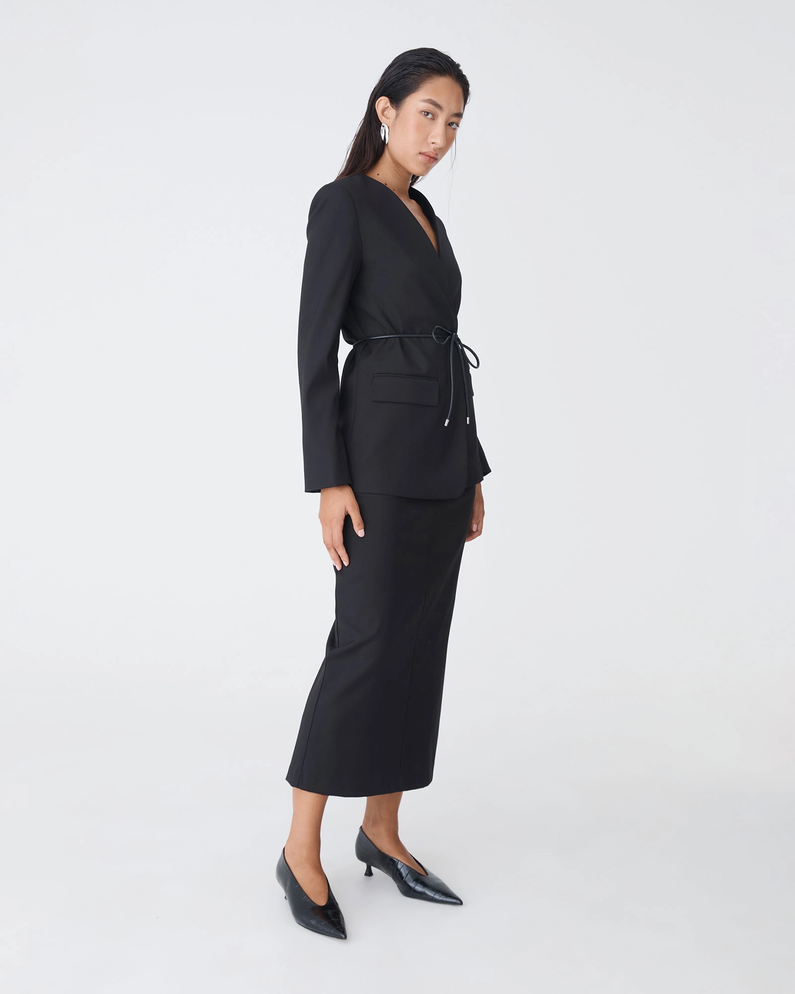 Aaria Collarless Blazer