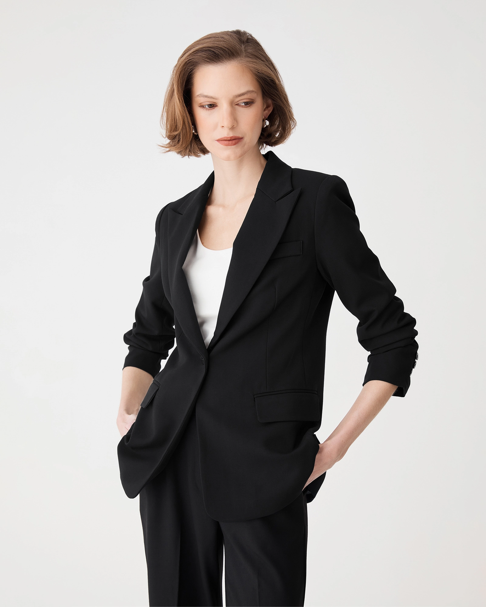 Merid Single Breasted Blazer